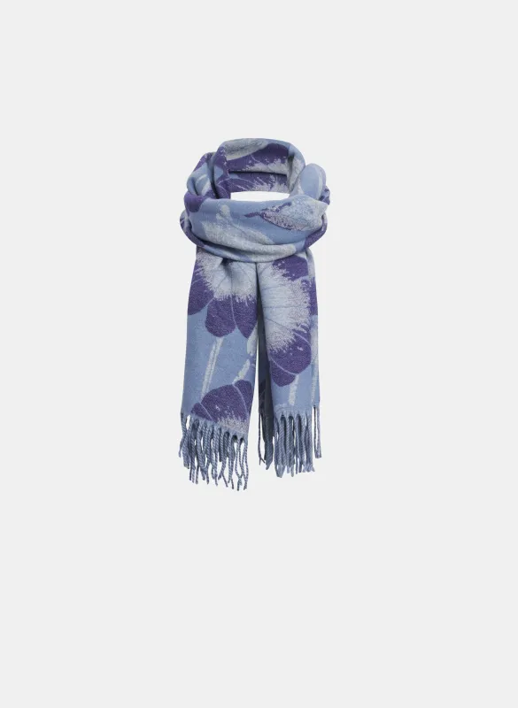 Floral Jacquard Scarf sold by Laura