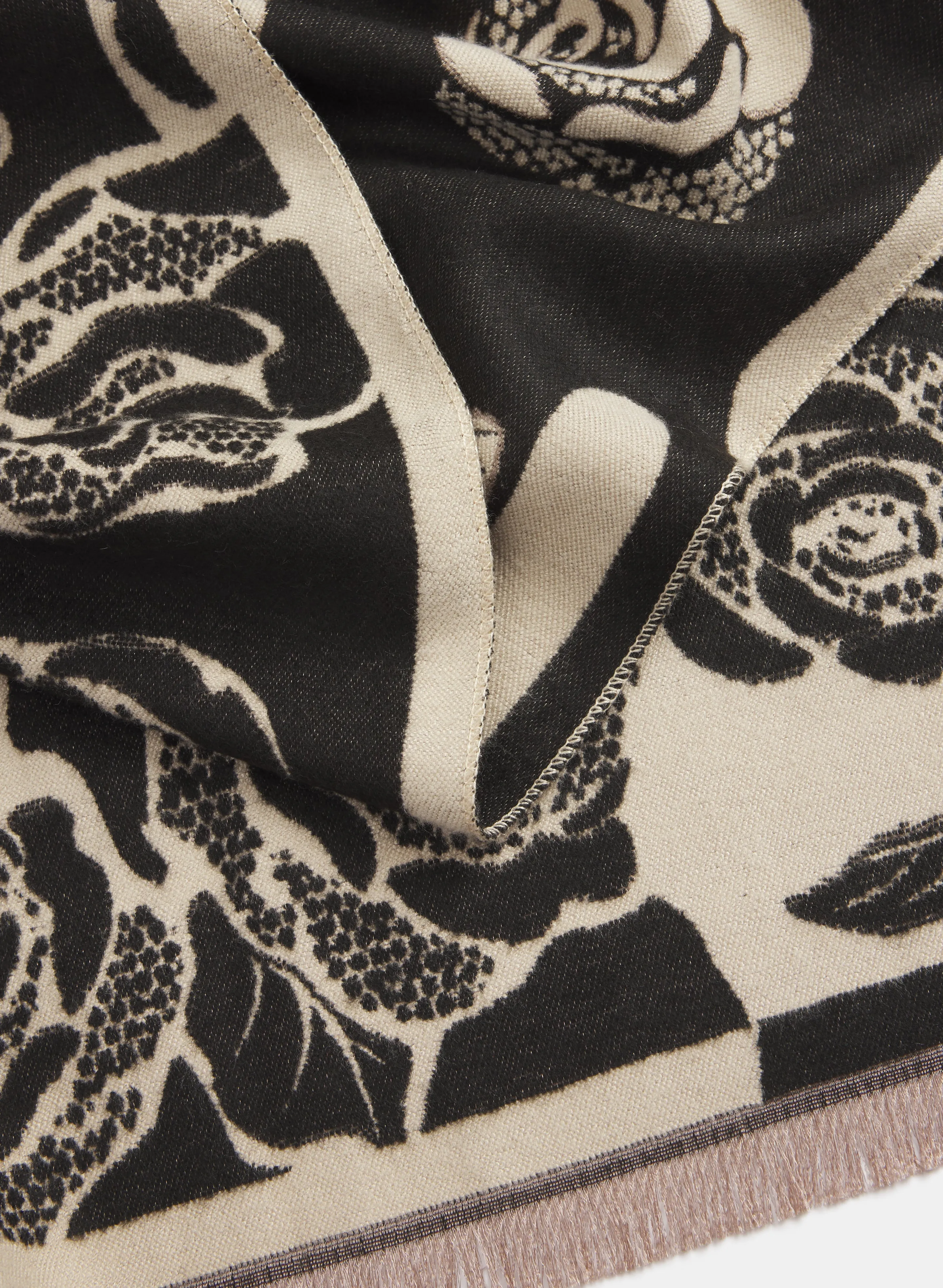 Rose Print Scarf sold by Laura product image thumbnail 3