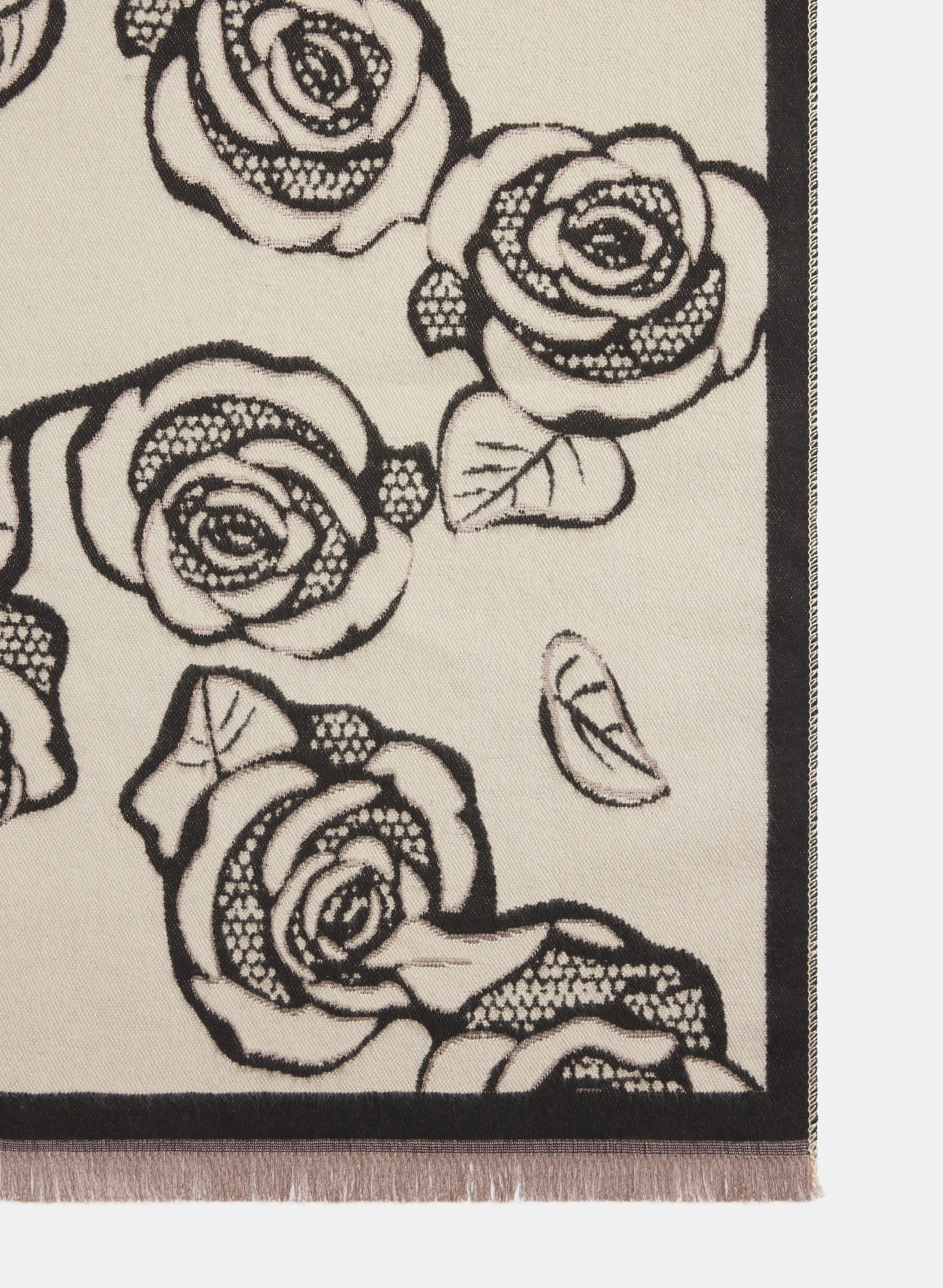 Rose Print Scarf sold by Laura product image thumbnail 4