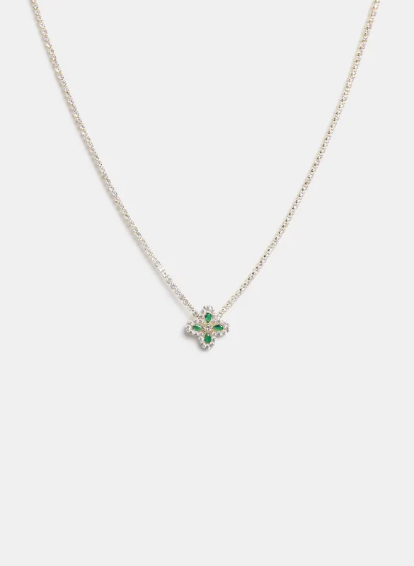 Floral Pendant Necklace sold by Laura