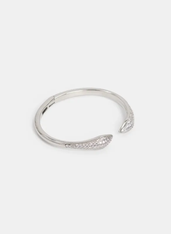 Open Crystal Bangle sold by Laura