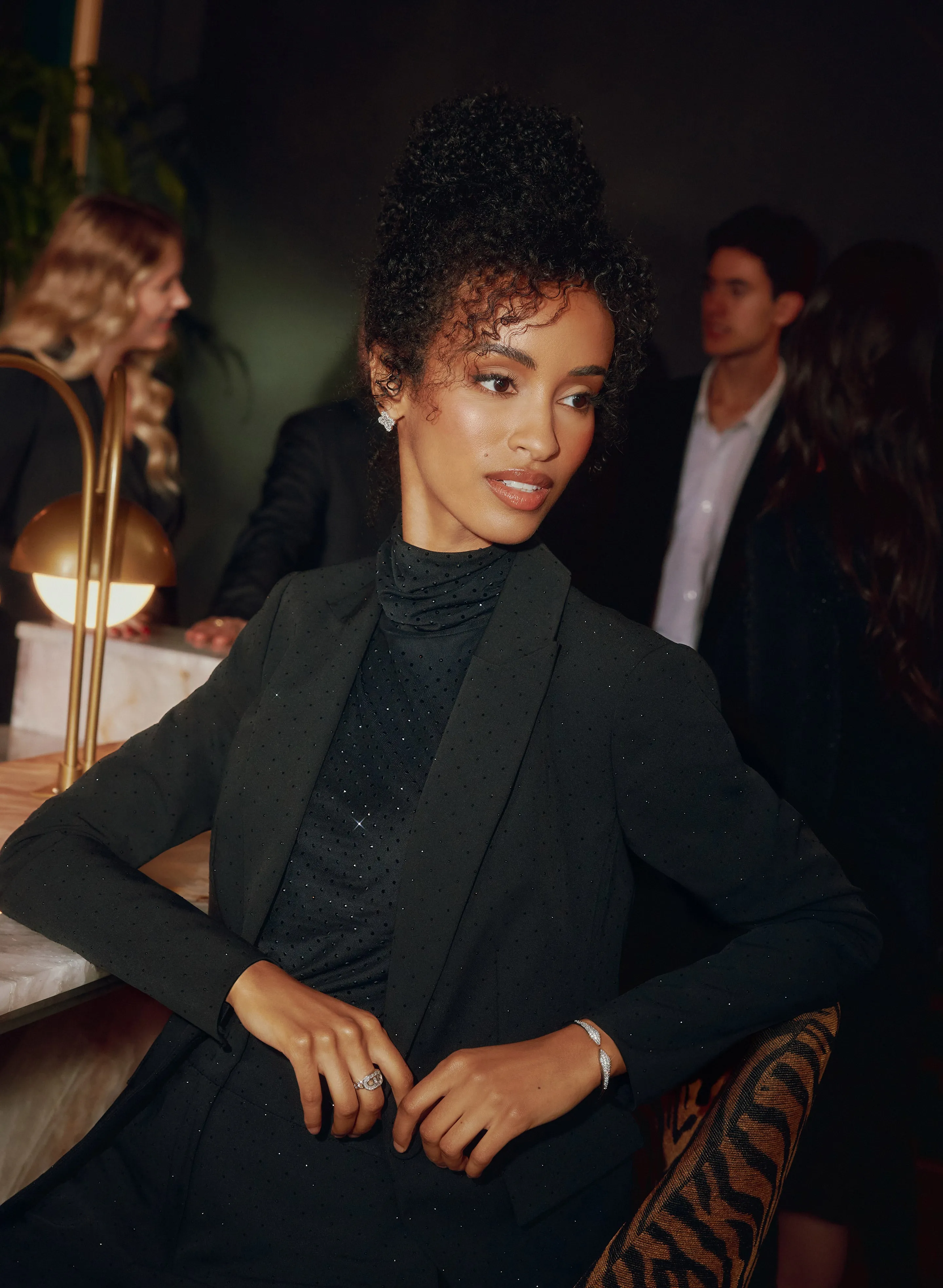 Open Crystal Bangle sold by Laura product image thumbnail 3