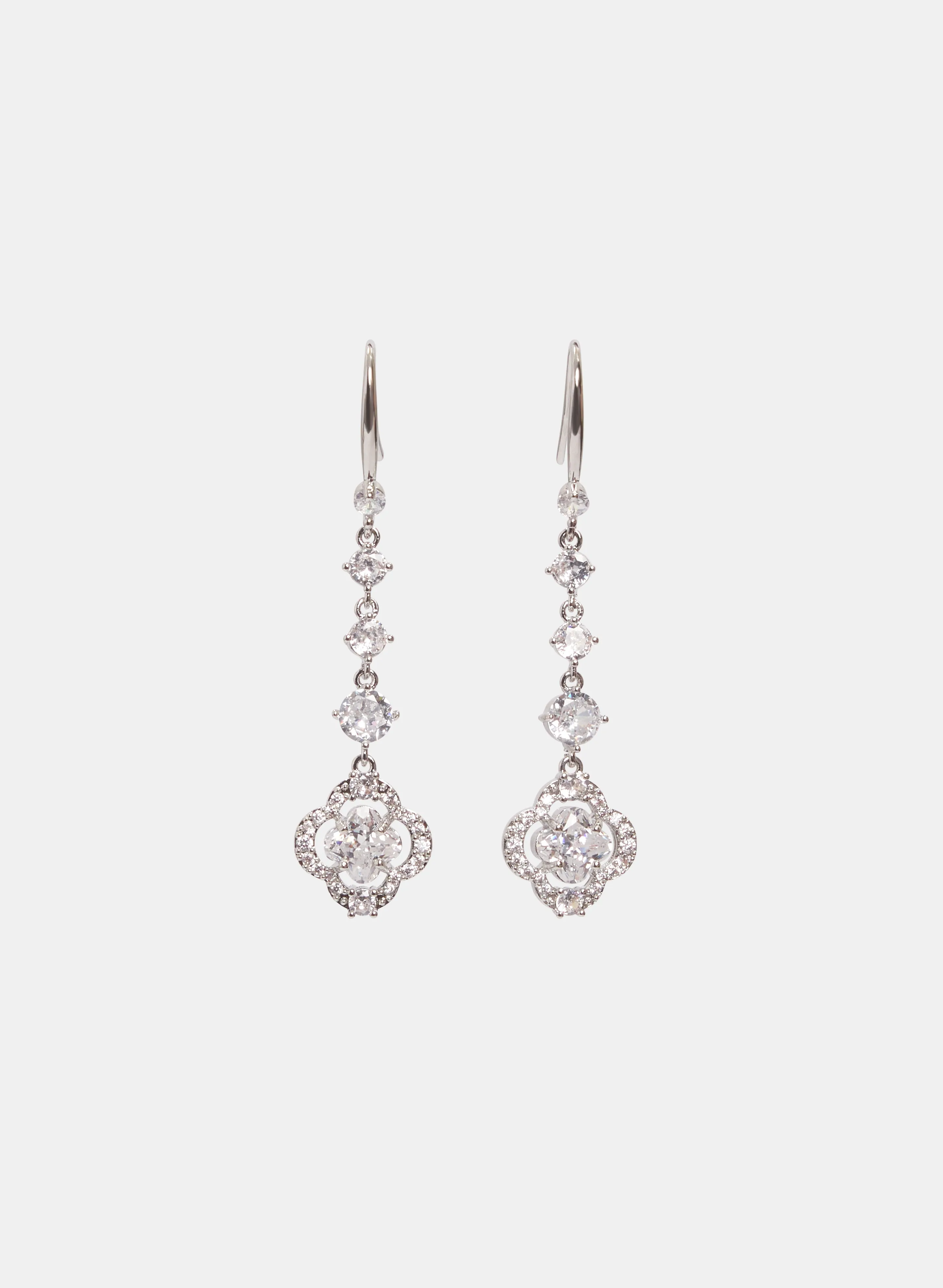 Crystal Clover Earrings sold by Laura