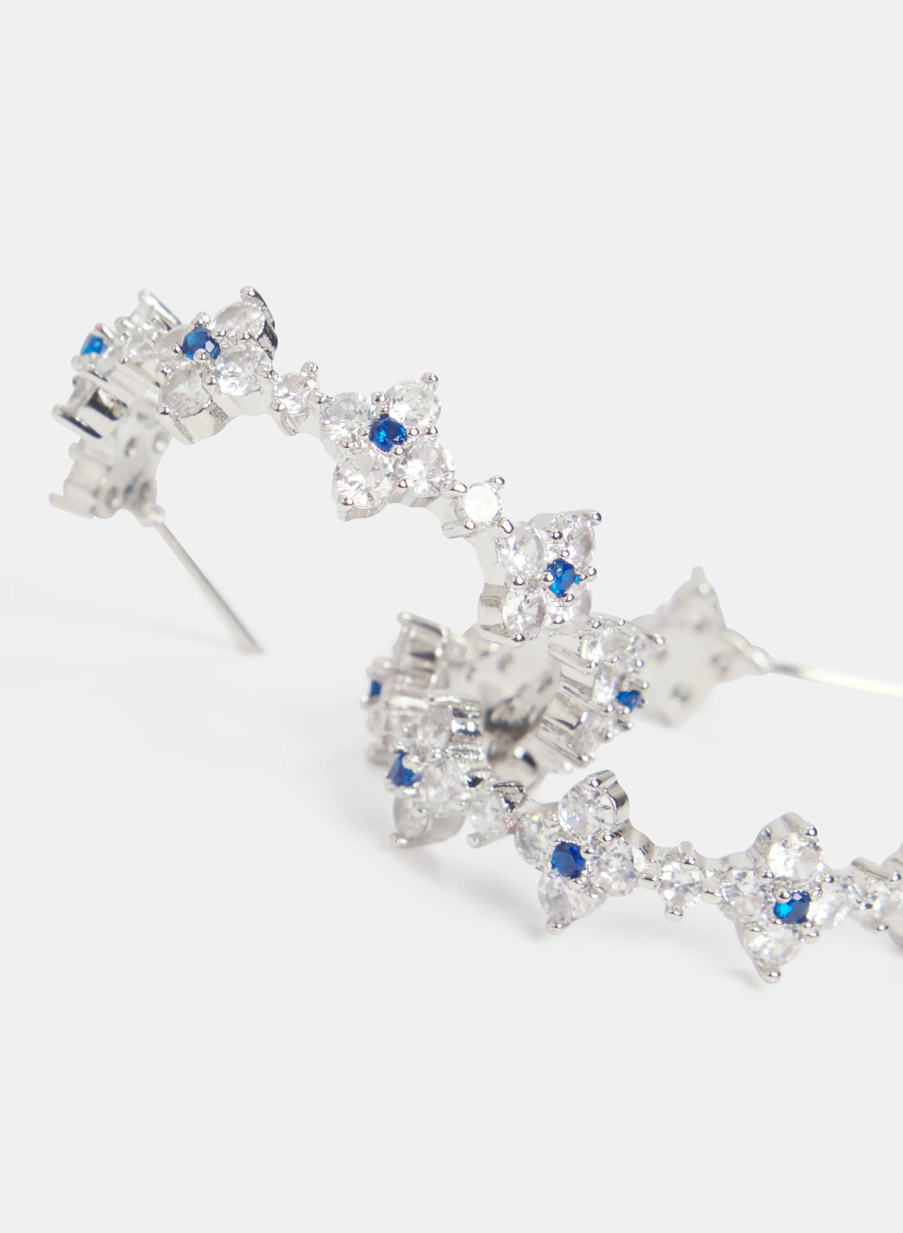 Crystal Hoop Earrings sold by Laura product image thumbnail 2
