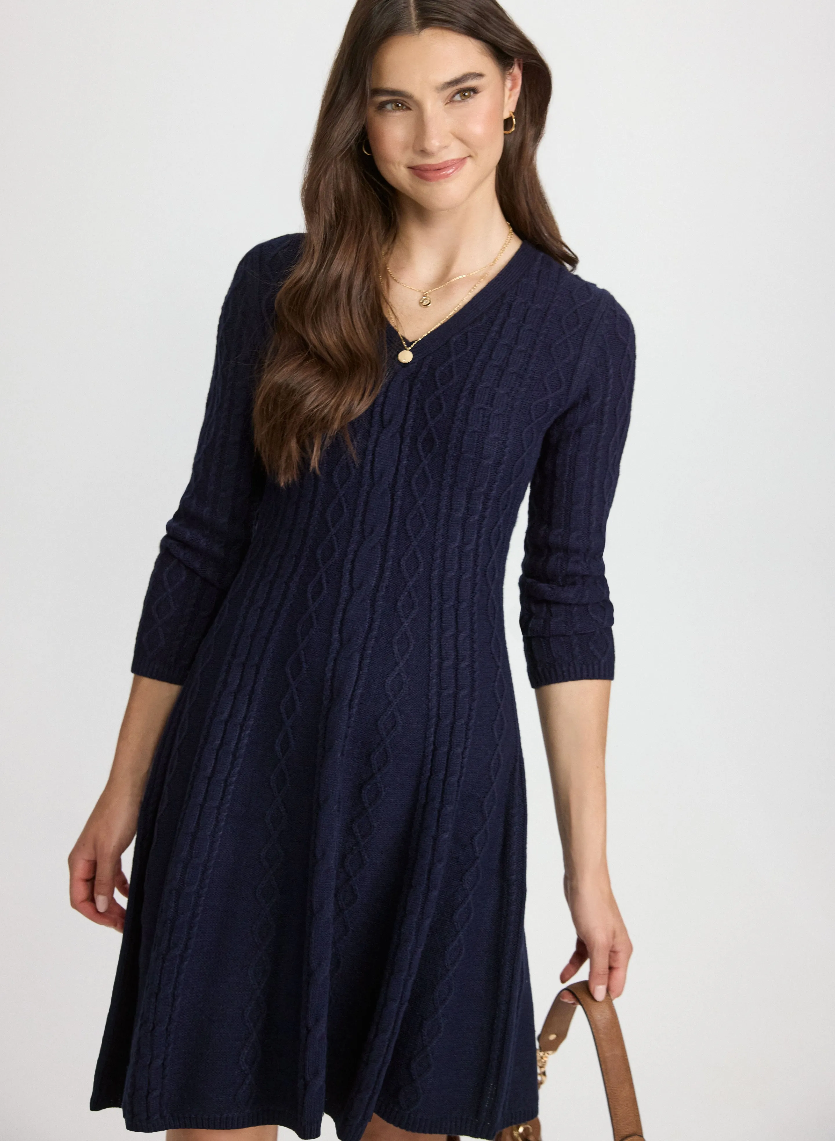 Cable Knit Dress sold by Laura product image thumbnail 4
