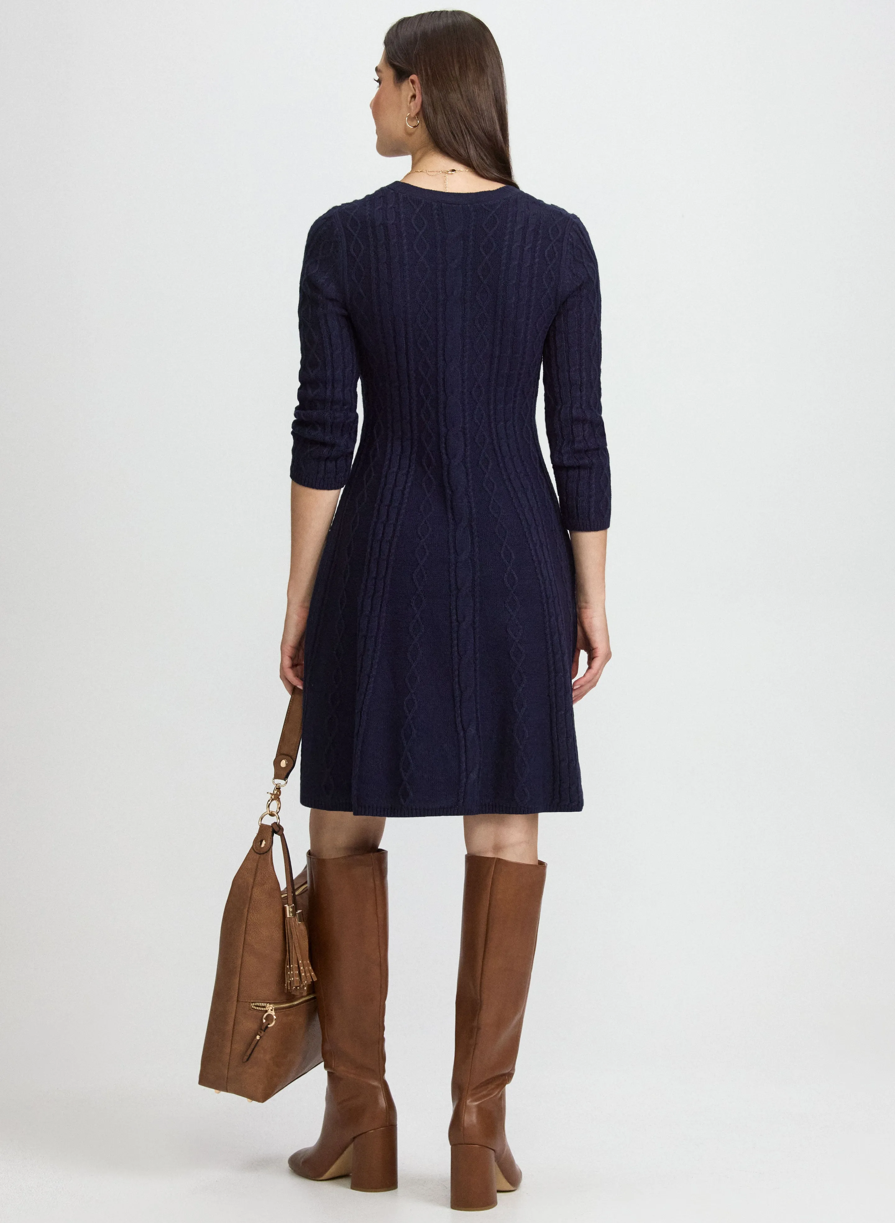 Cable Knit Dress sold by Laura product image thumbnail 3