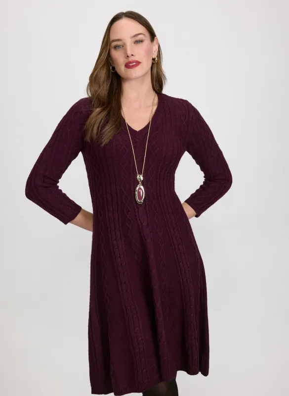 Cable Knit Dress sold by Laura