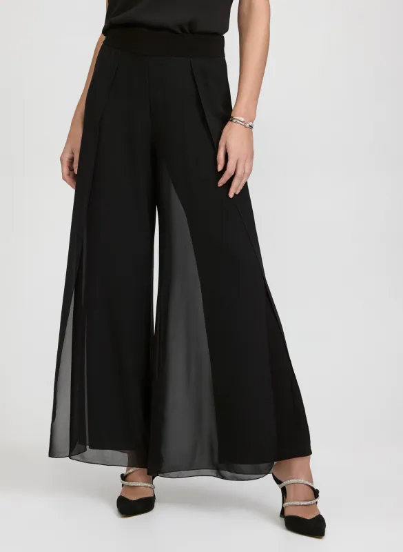 Chiffon Overlay Pants sold by Laura