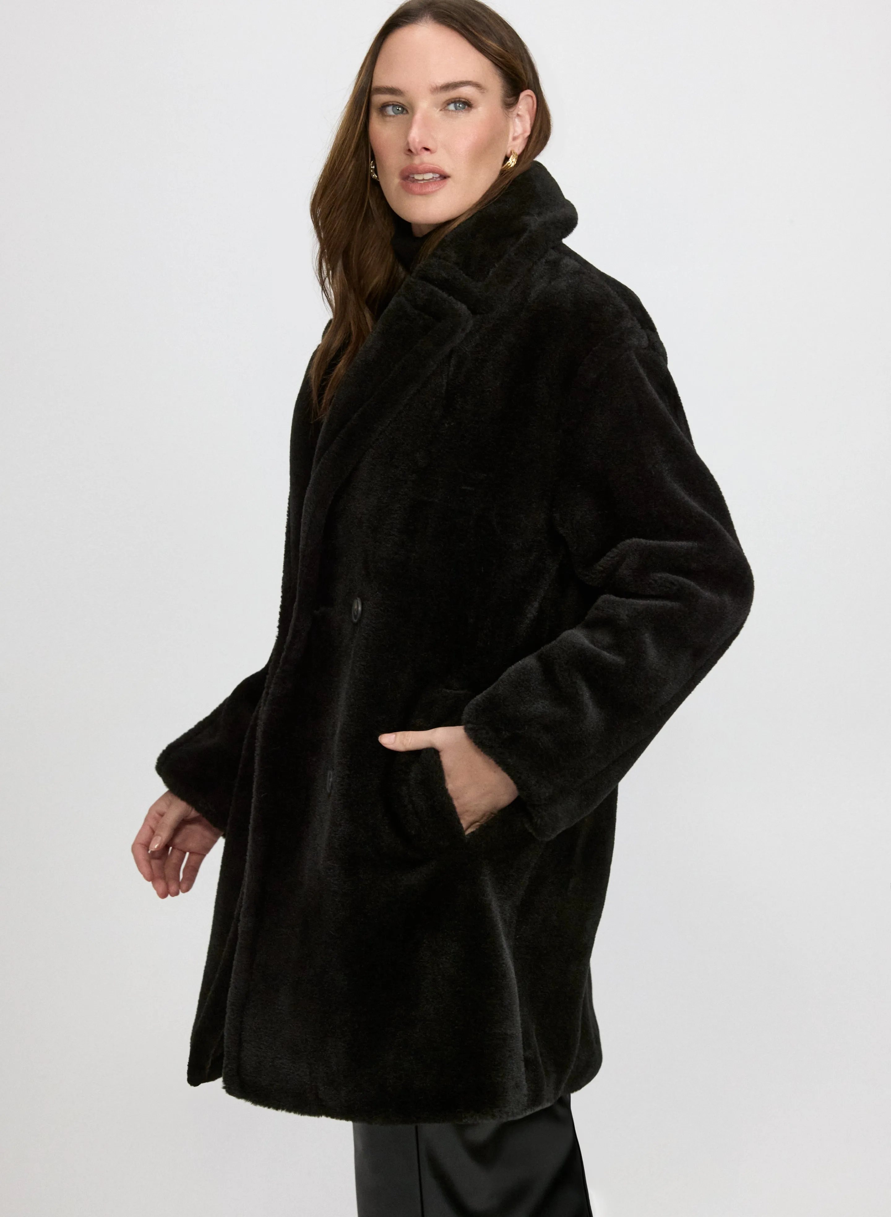 Faux-Fur Coat sold by Laura product image thumbnail 2