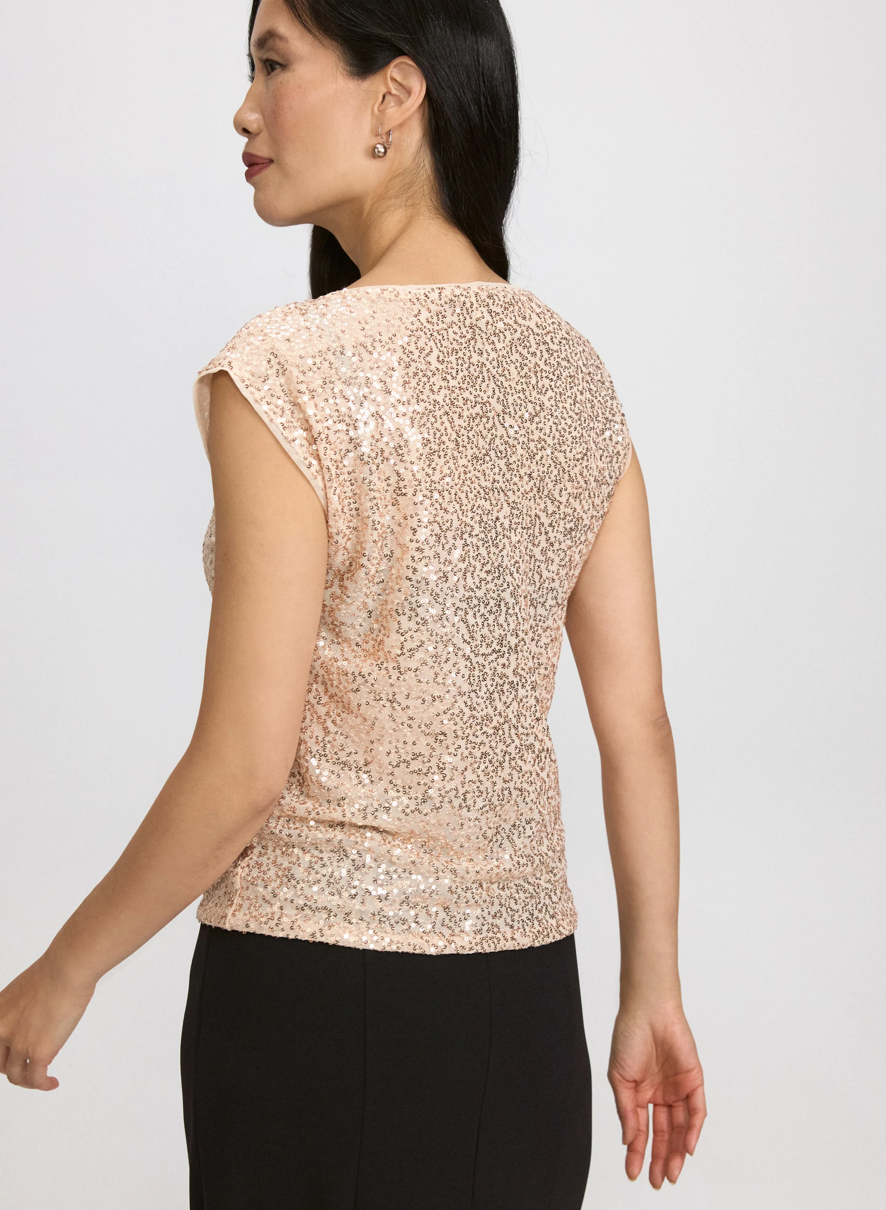 Knotted Sequin Top sold by Laura product image thumbnail 4