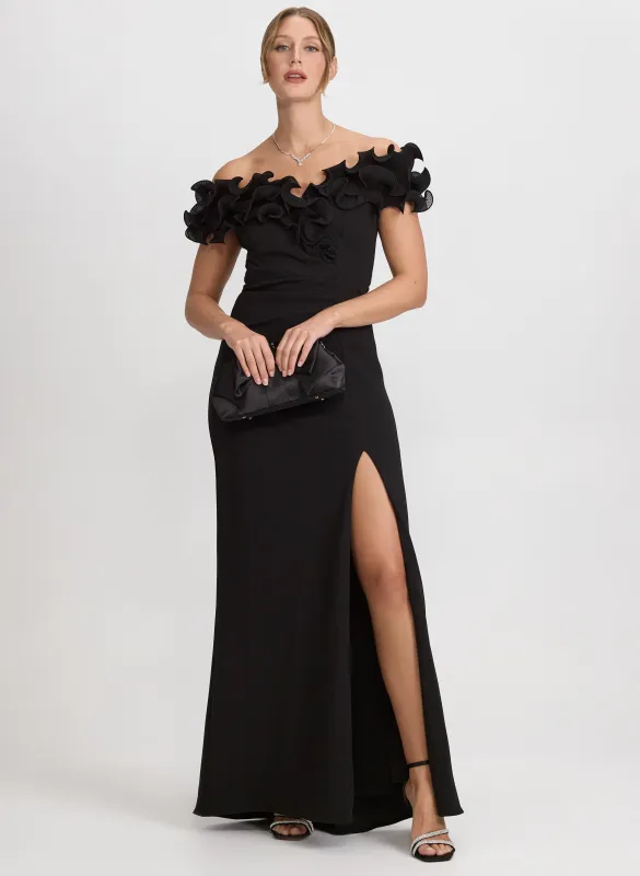 Ruffle Off-The-Shoulder Dress sold by Laura