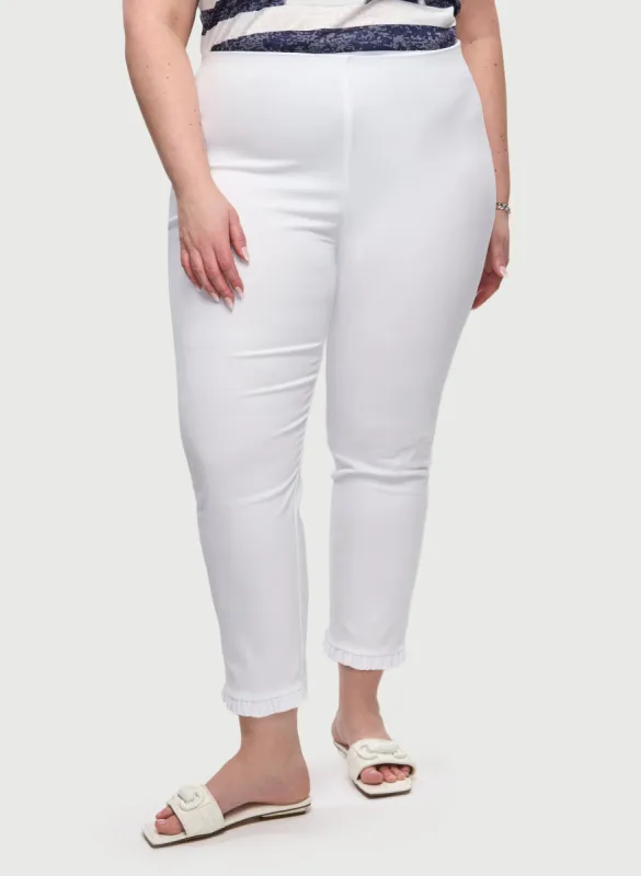 Joseph Ribkoff - Ruffled Hem Pull-On Capris sold by Laura