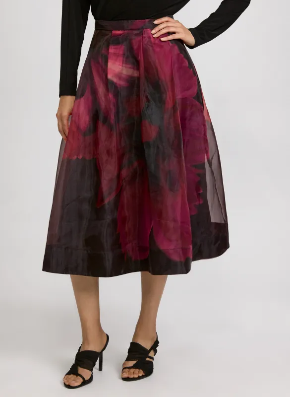 Floral Organza Skirt sold by Laura