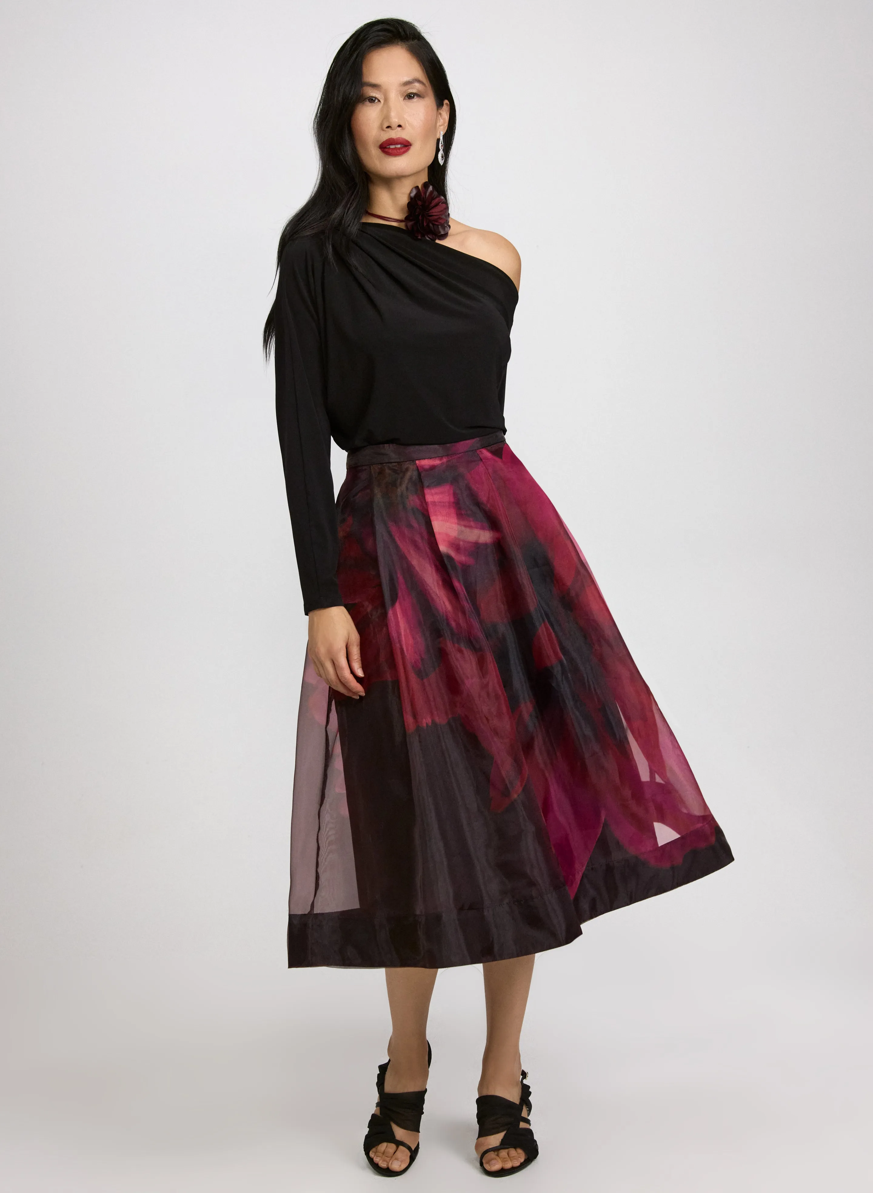 Floral Organza Skirt sold by Laura product image thumbnail 3