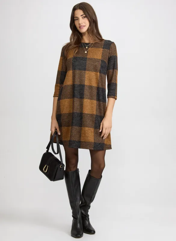 Plaid Sweater Dress sold by Laura