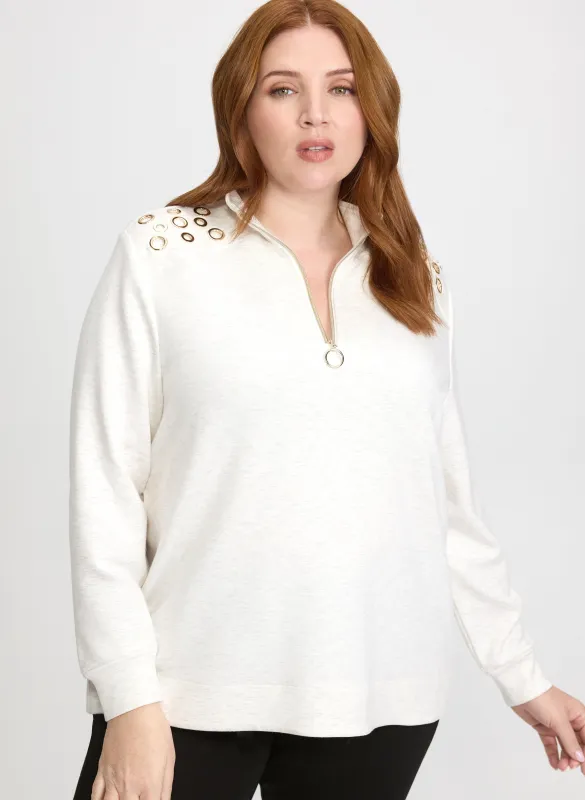 Eyelet Detail Top sold by Laura