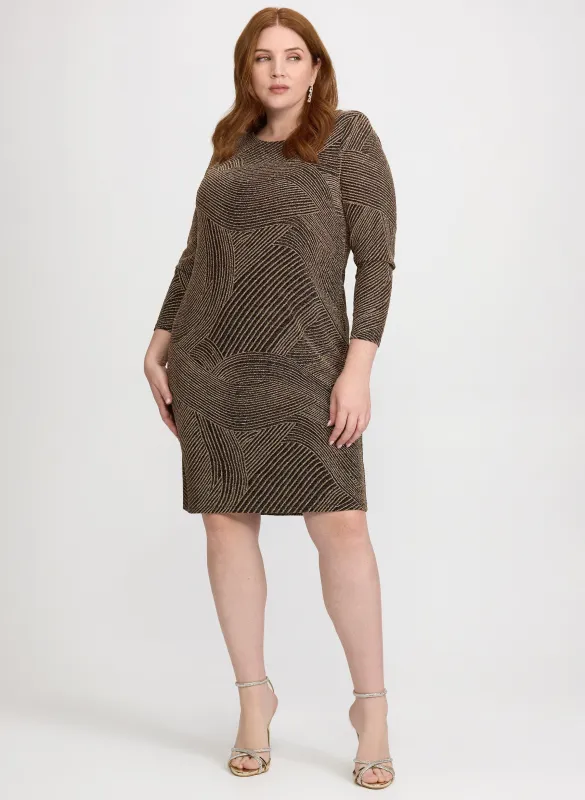 Metallic Jacquard Dress sold by Laura