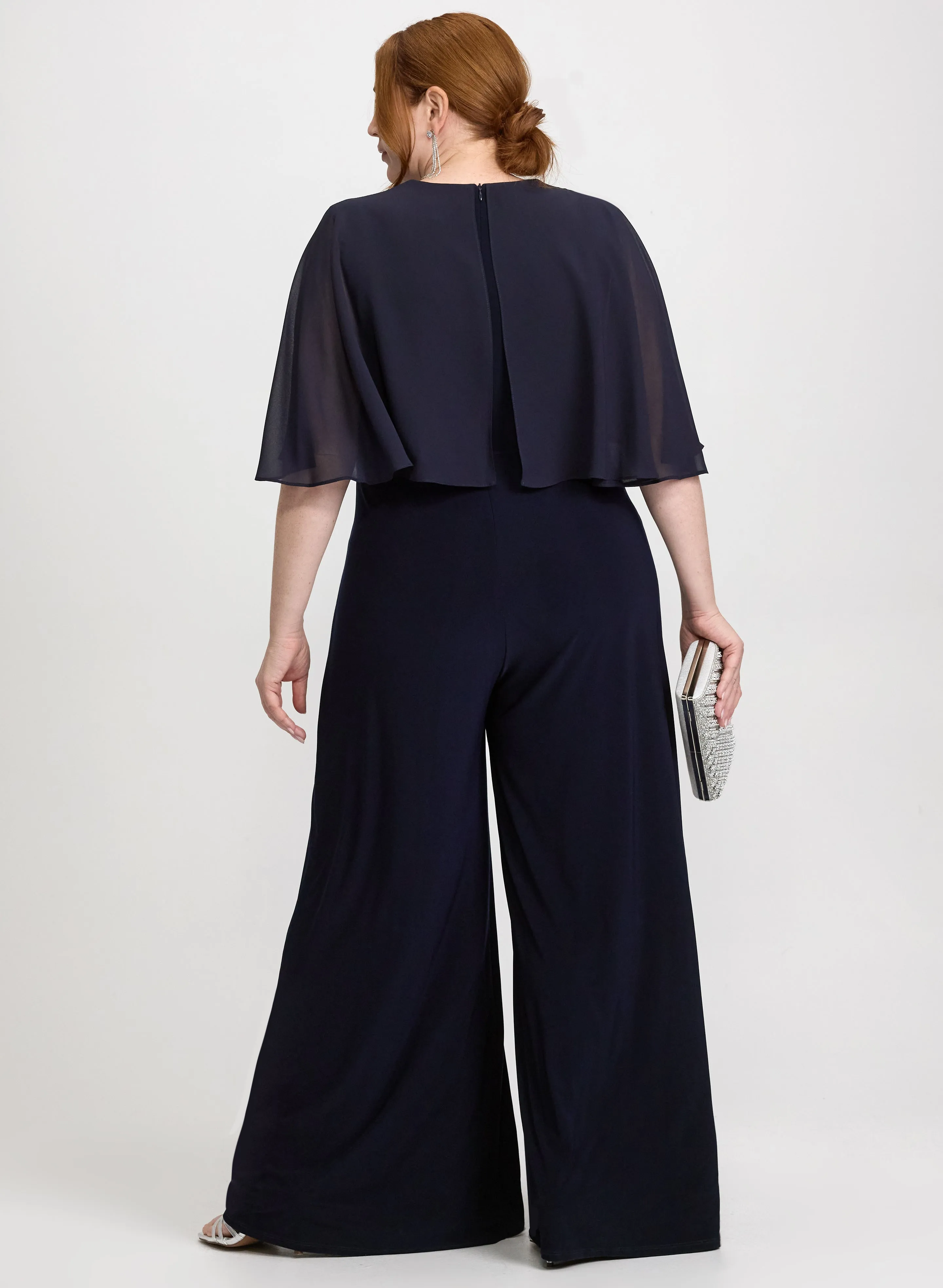 Joseph Ribkoff - Jeweled Chiffon Jumpsuit sold by Laura product image thumbnail 2