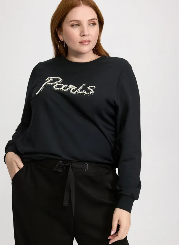 Paris Pearl Sweatshirt sold by Laura