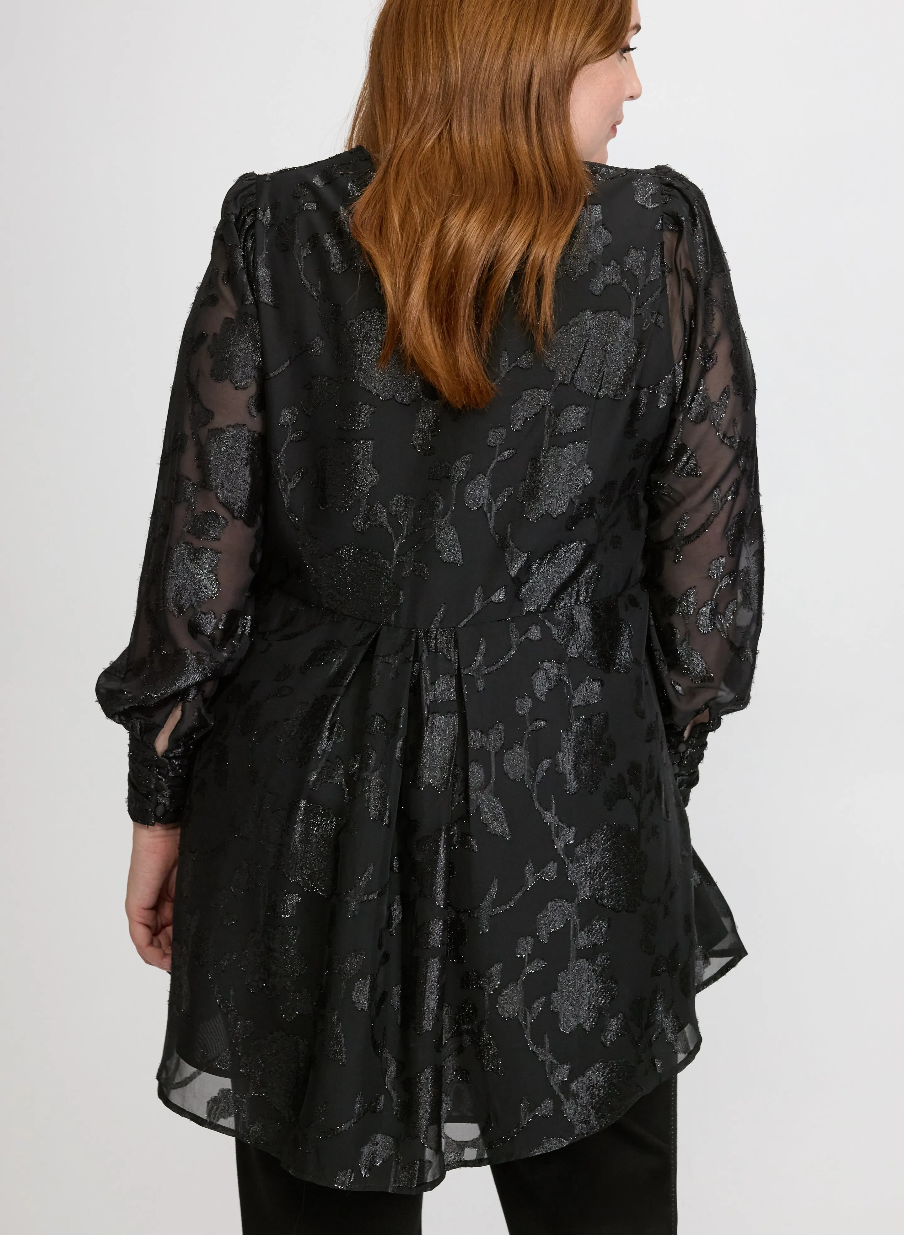 Floral Burnout Tunic sold by Laura product image thumbnail 4