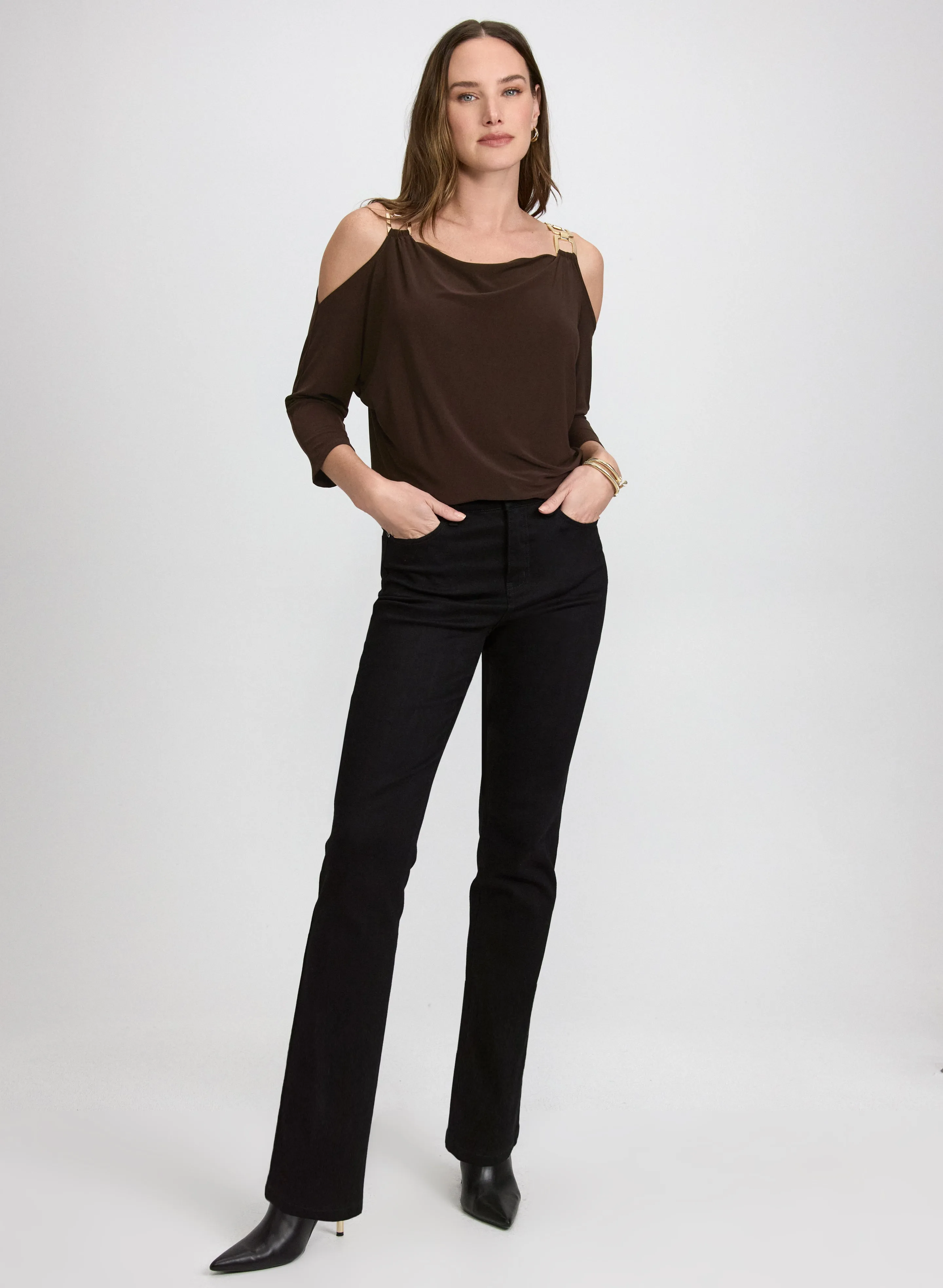 Chain Link Detail Top sold by Laura product image thumbnail 3