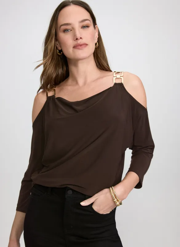 Chain Link Detail Top sold by Laura