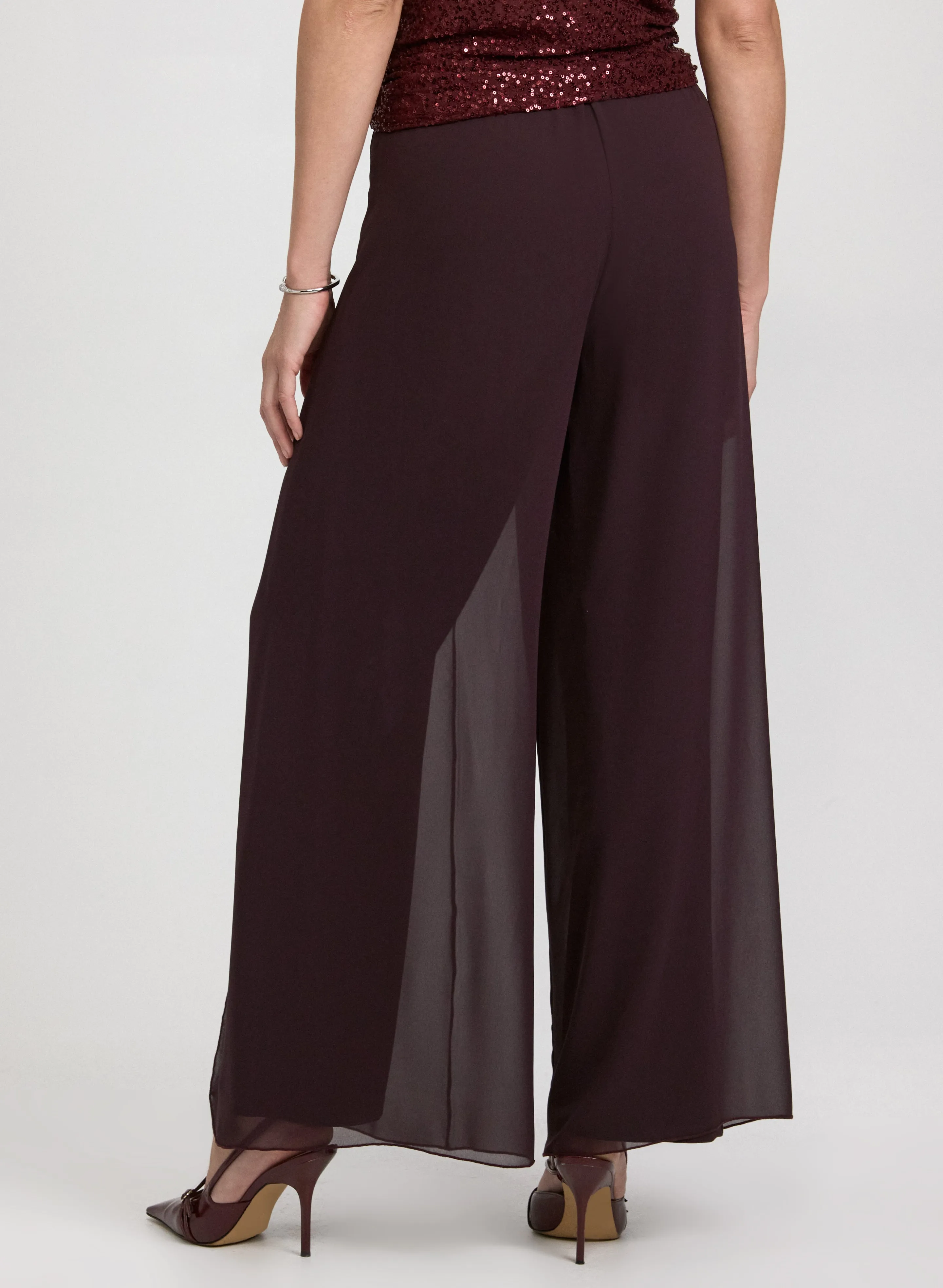 Chiffon Overlay Pants sold by Laura product image thumbnail 2