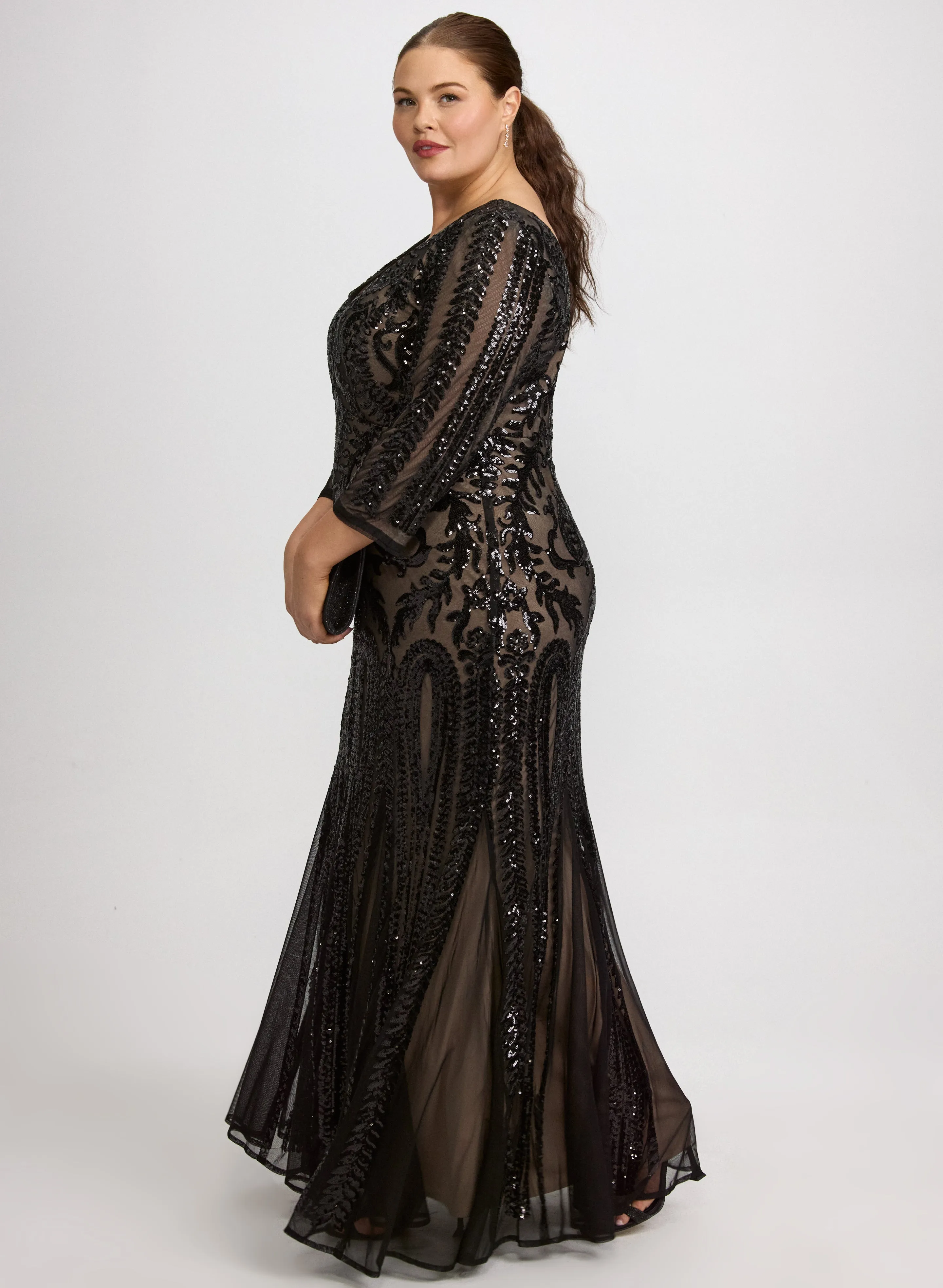 Sequin Mesh Dress sold by Laura product image thumbnail 2