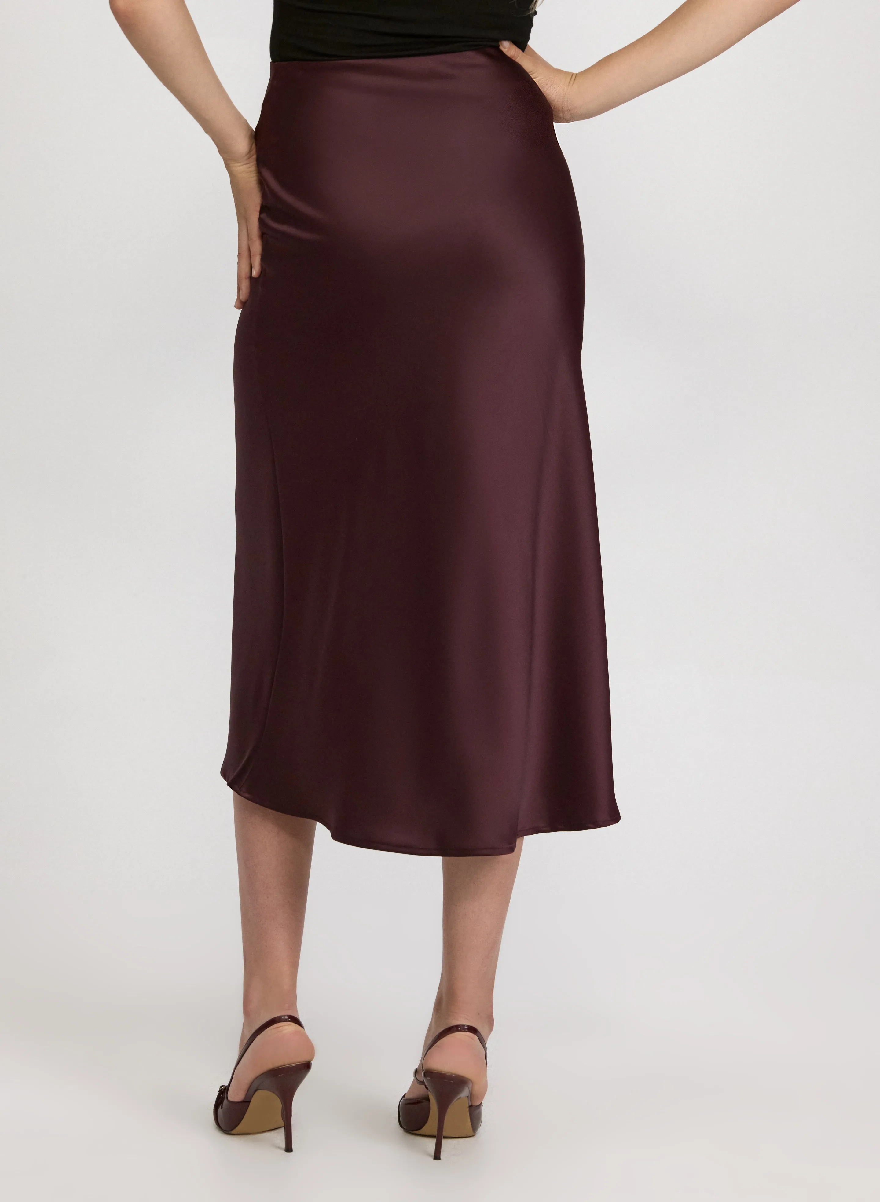 Satin Bias Cut Skirt sold by Laura product image thumbnail 2