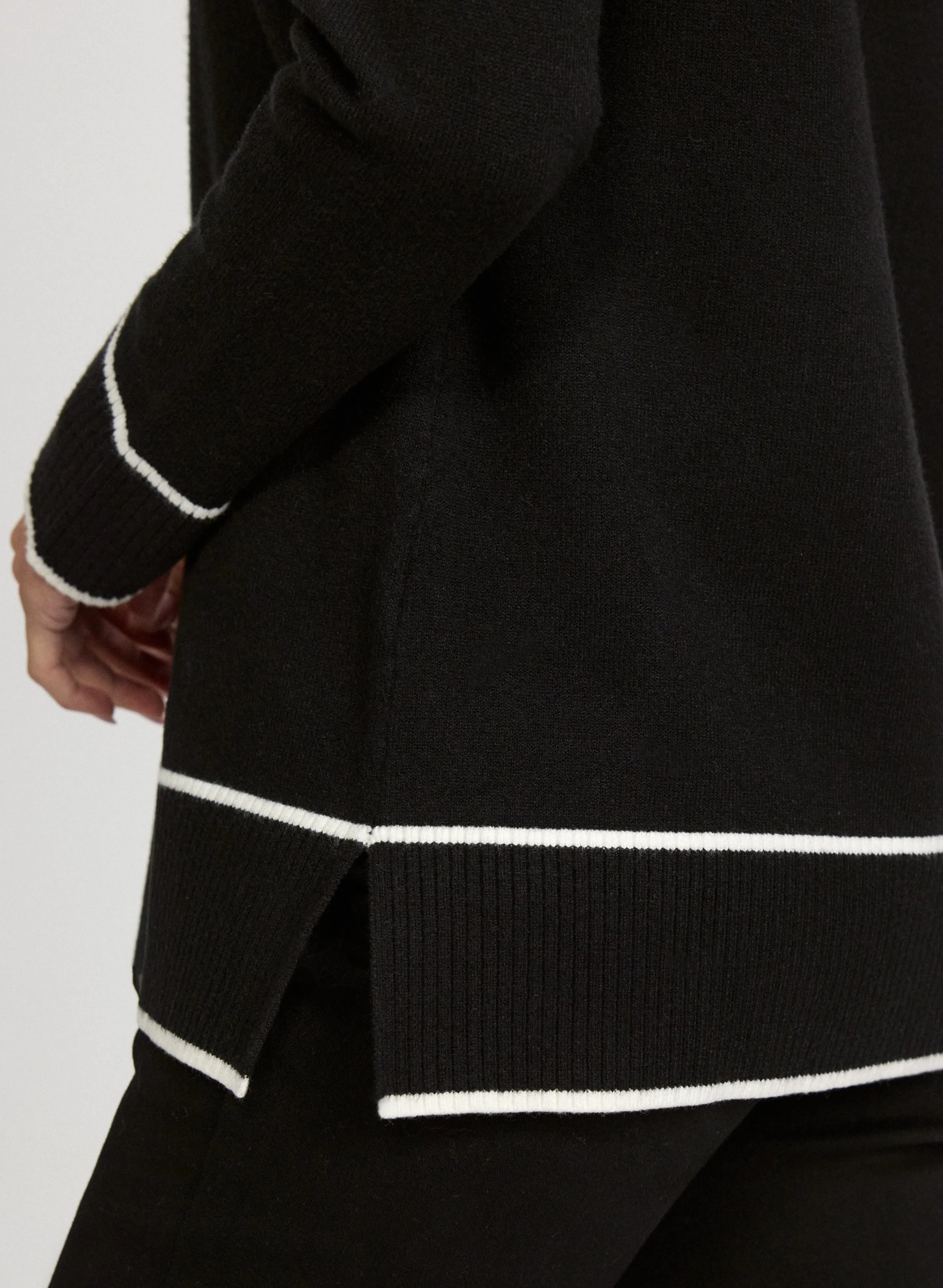 Contrast Cowl Neck Sweater sold by Laura product image thumbnail 5