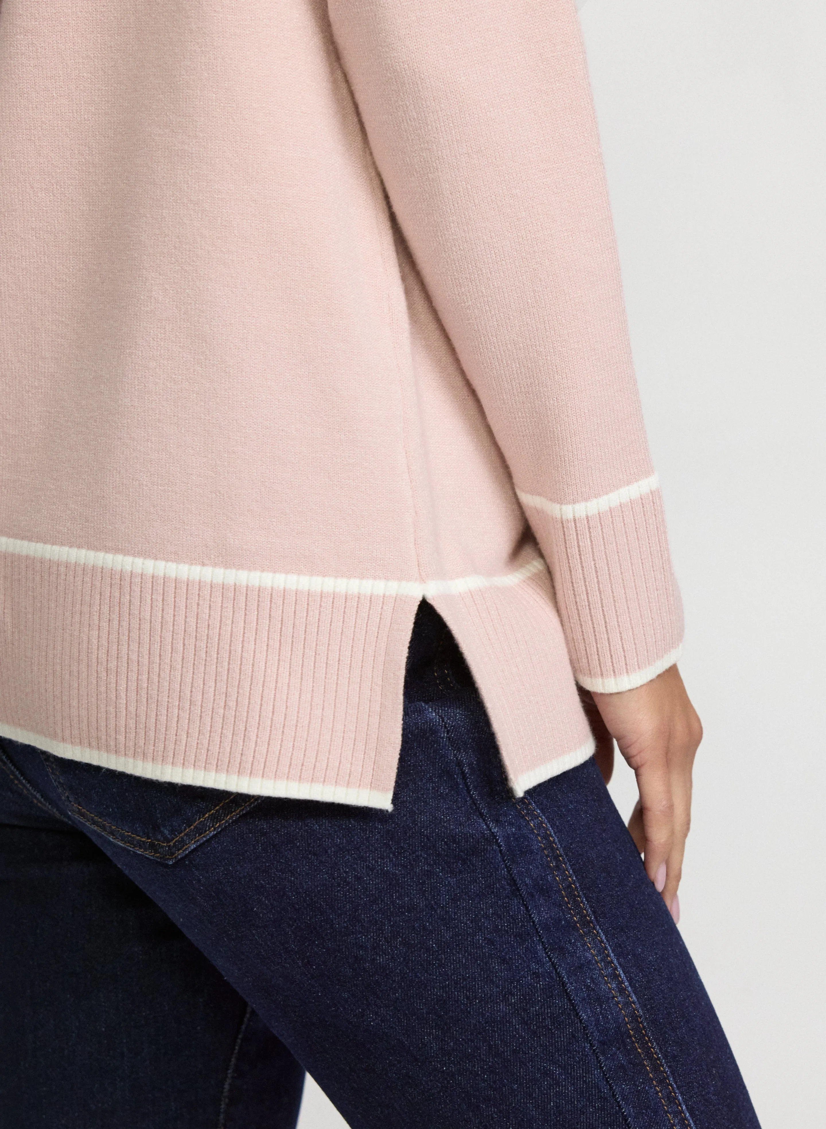 Contrast Cowl Neck Sweater sold by Laura product image thumbnail 5