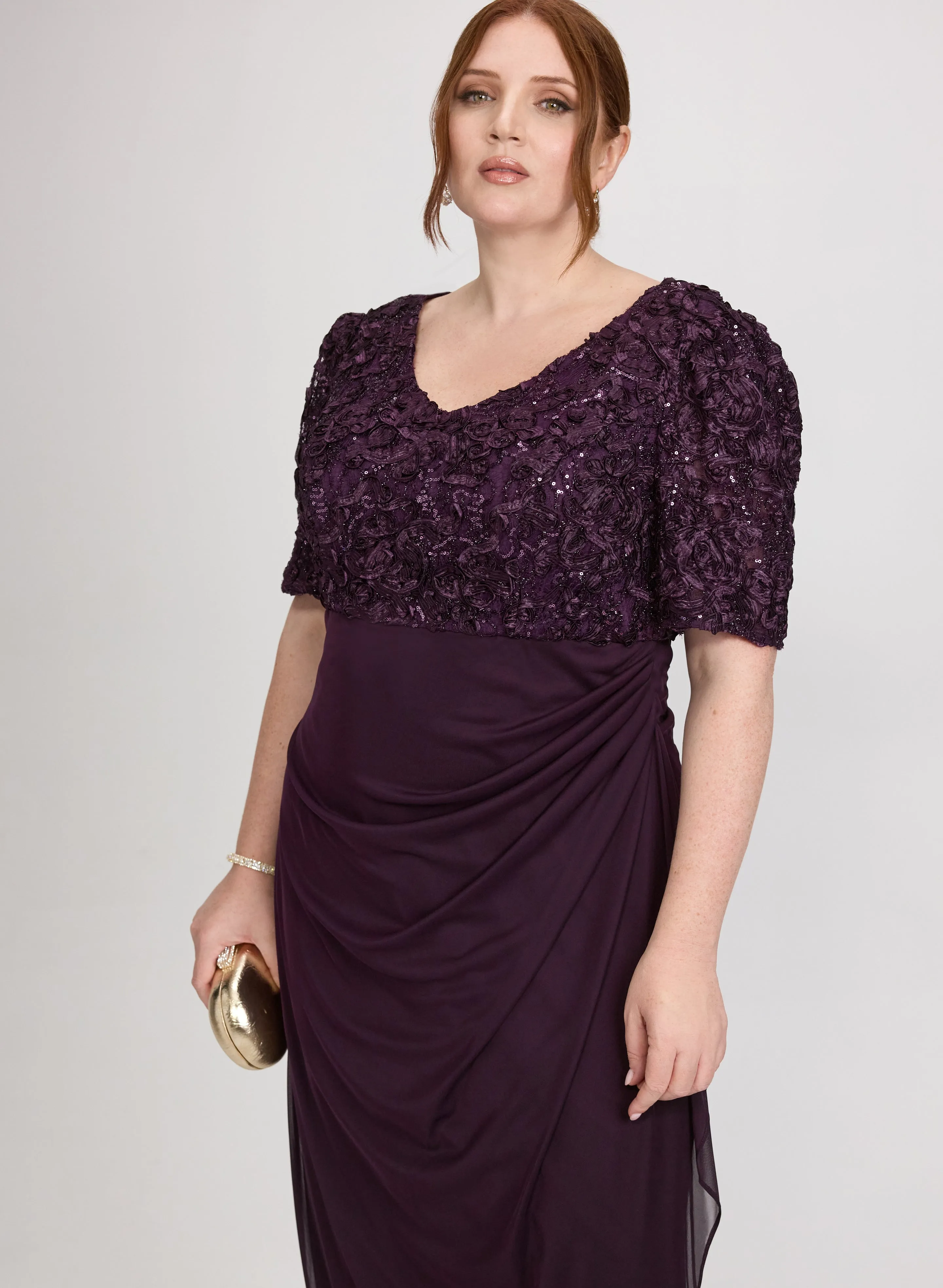 Embroidered Empire Waist Dress sold by Laura product image thumbnail 5