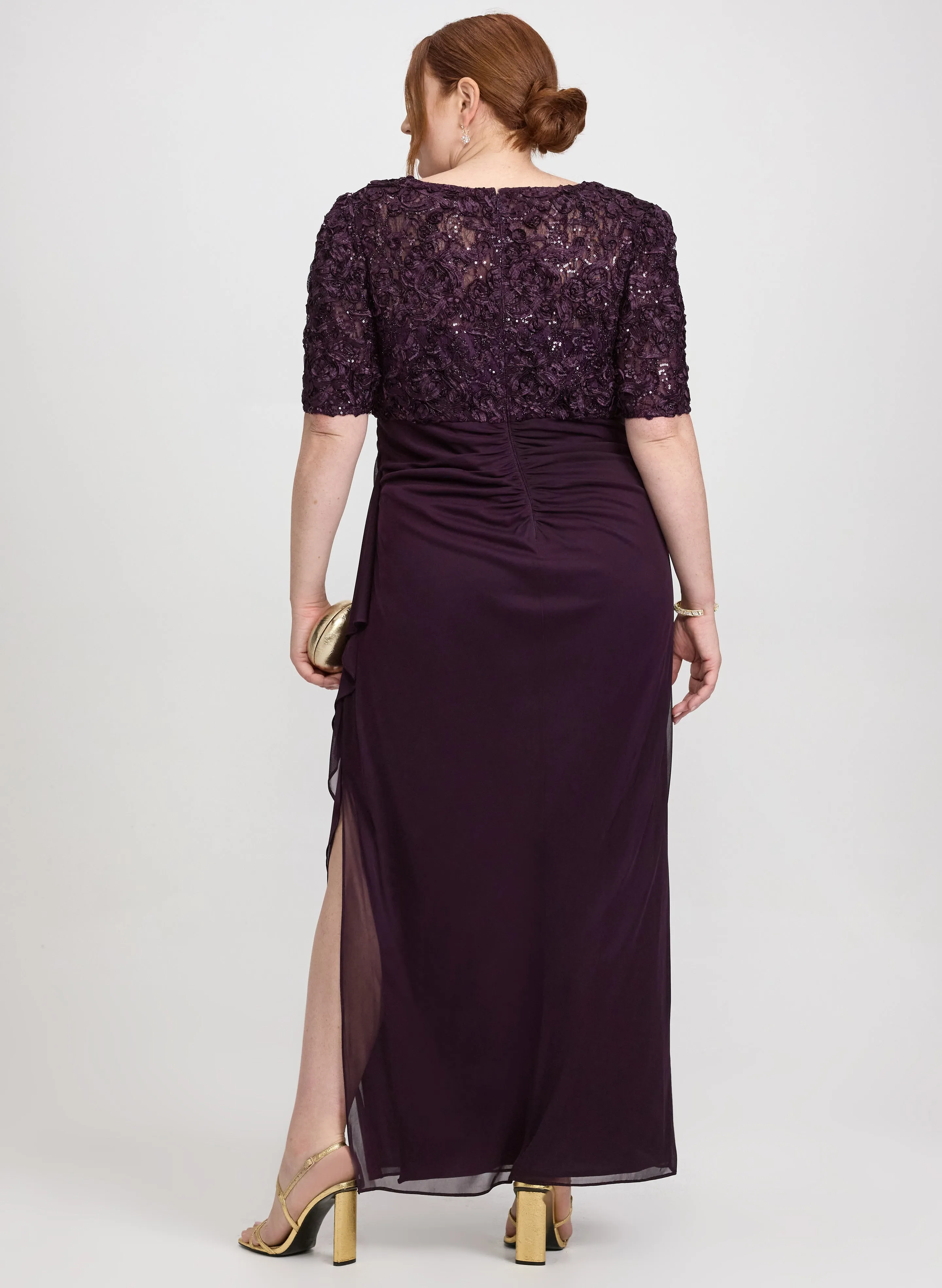 Embroidered Empire Waist Dress sold by Laura product image thumbnail 4