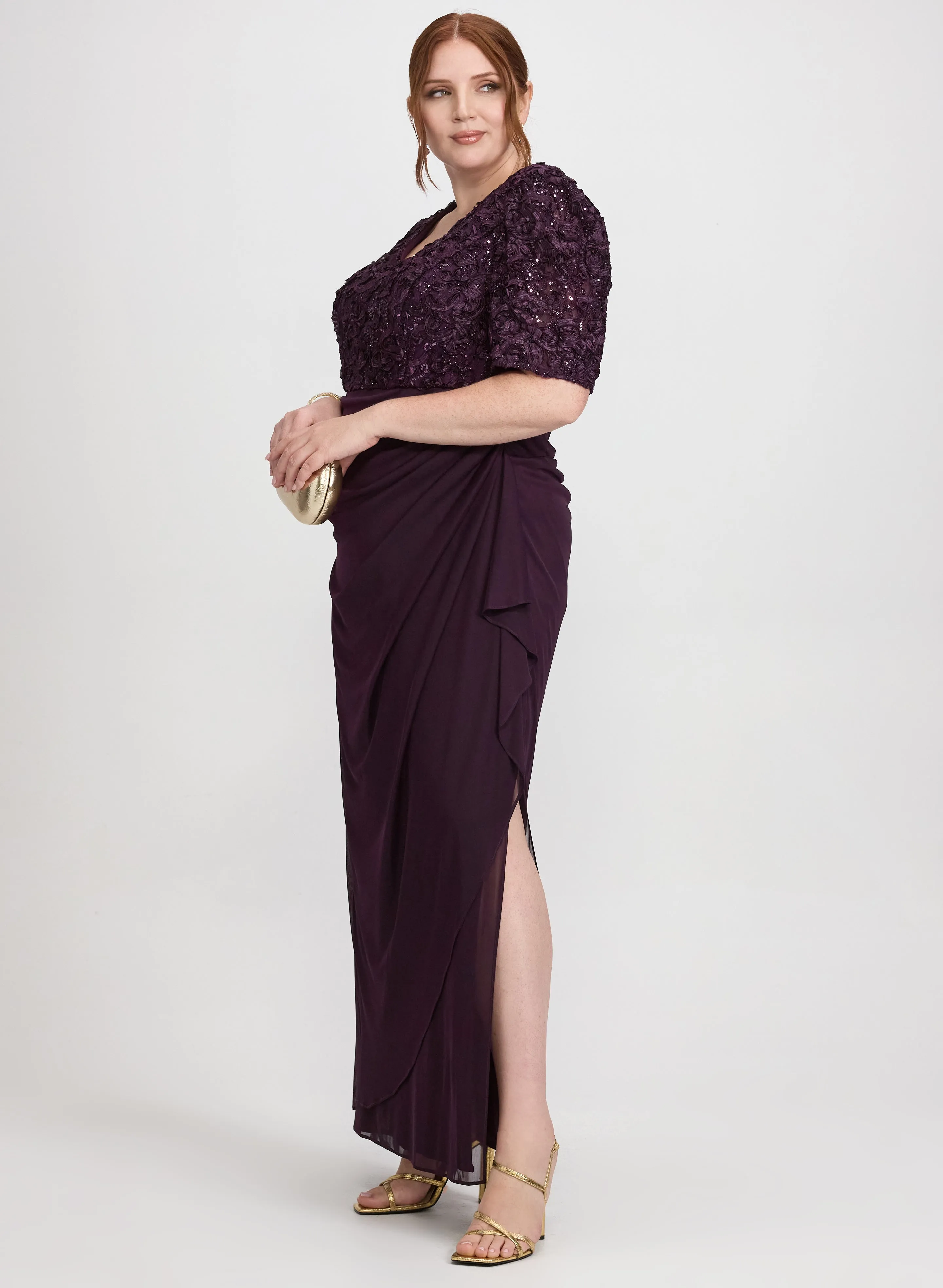 Embroidered Empire Waist Dress sold by Laura product image thumbnail 2