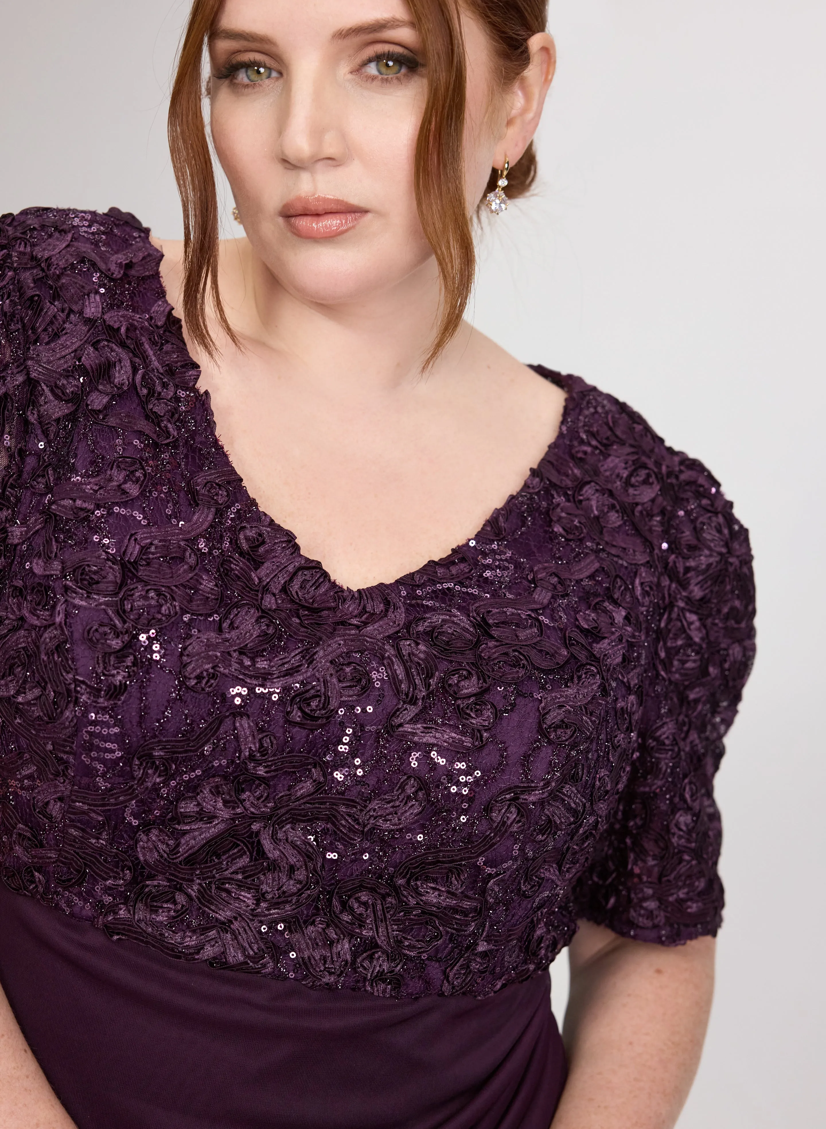 Embroidered Empire Waist Dress sold by Laura product image thumbnail 3