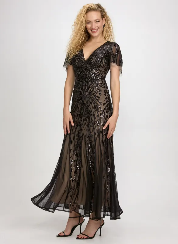 Sequin Mesh Dress sold by Laura