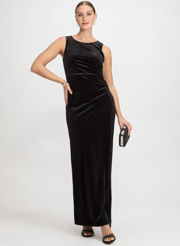 Velvet Open Back Dress sold by Laura