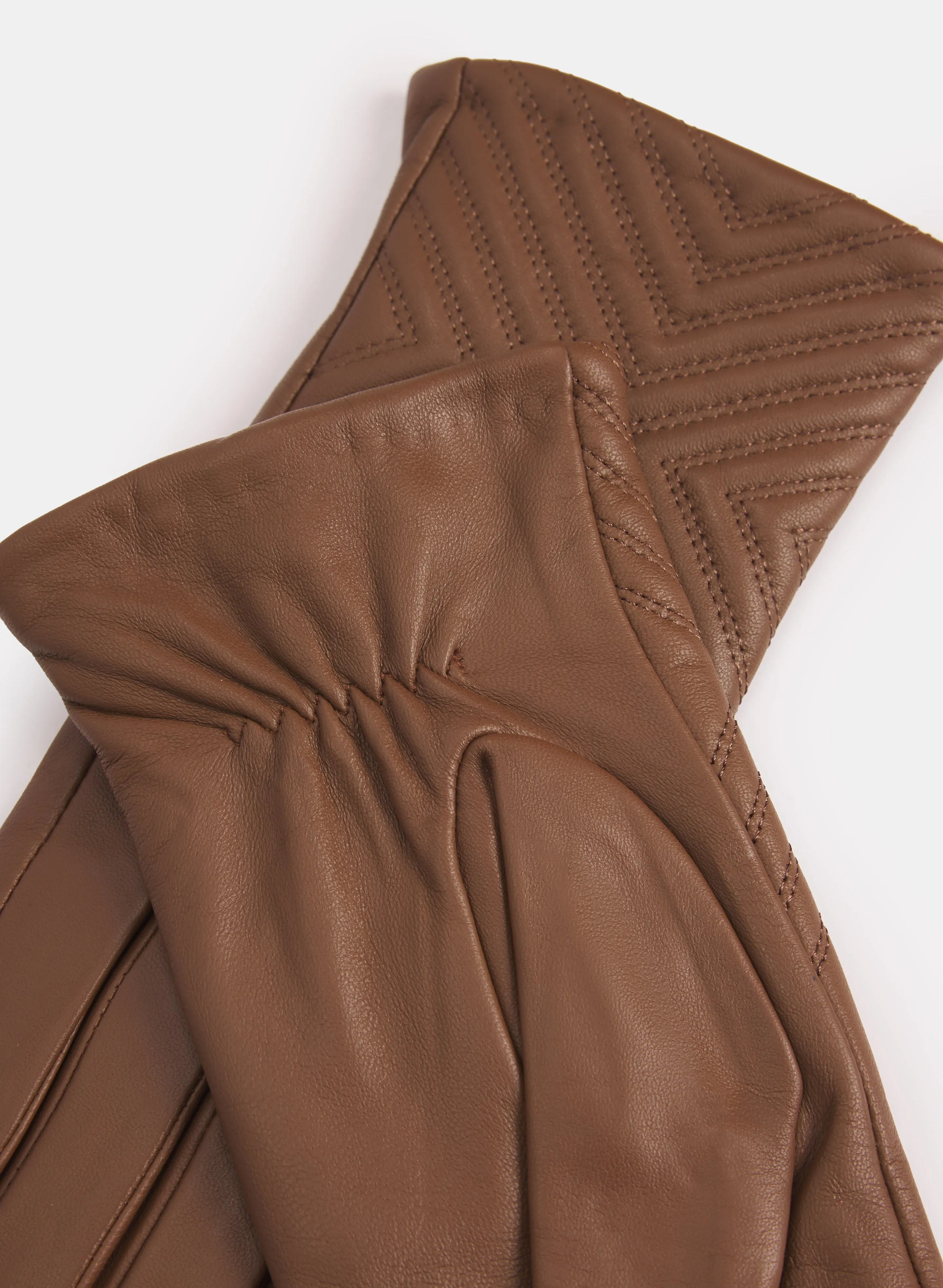 Embossed Sheepskin Gloves sold by Laura product image thumbnail 2