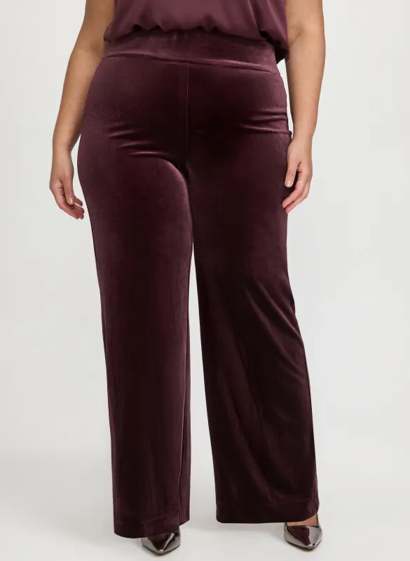 Pull-On Velvet Pants sold by Laura