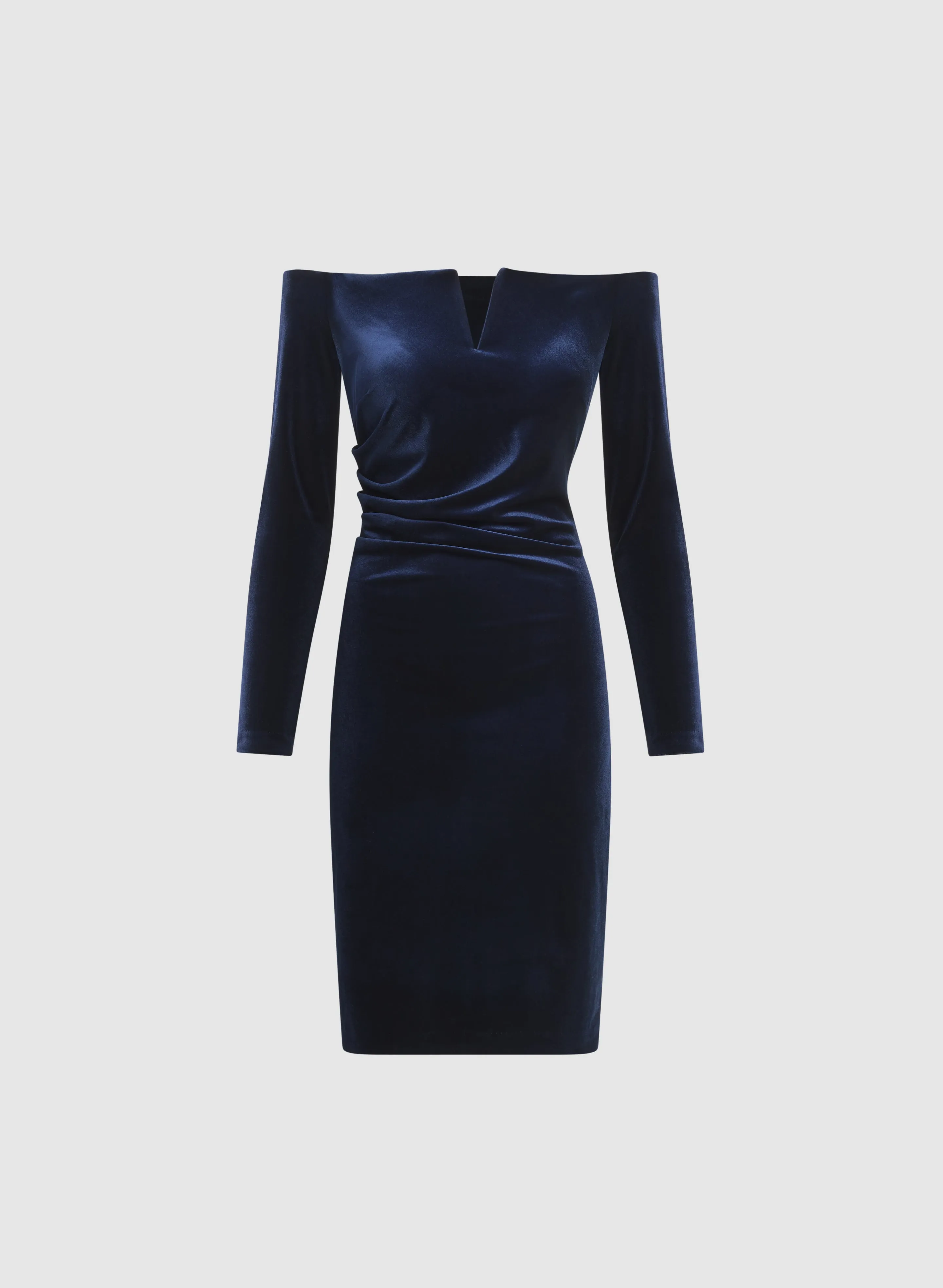 Off-the-Shoulder Velvet Dress sold by Laura product image thumbnail 5