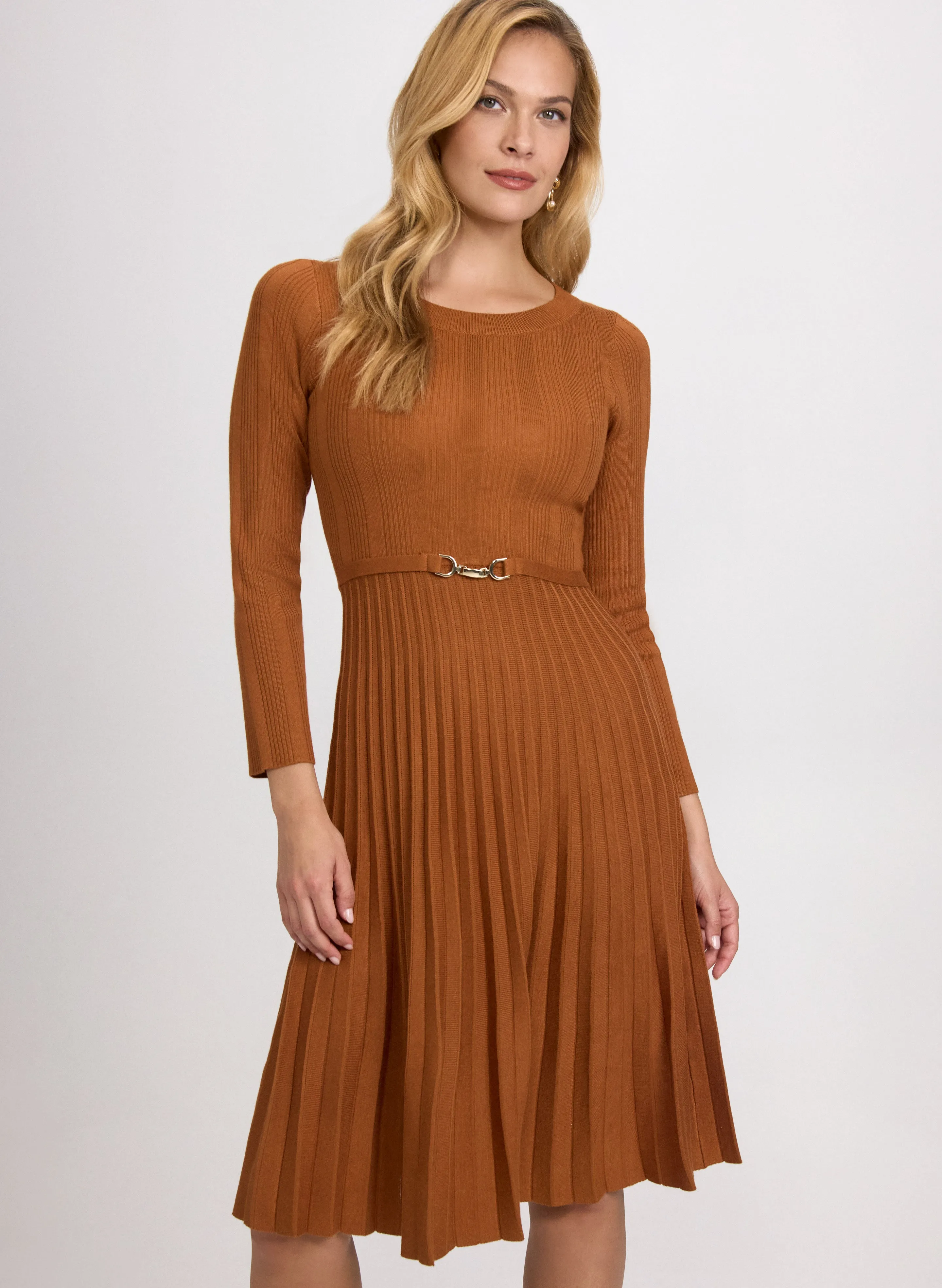 Pleated Knit Dress sold by Laura product image thumbnail 5