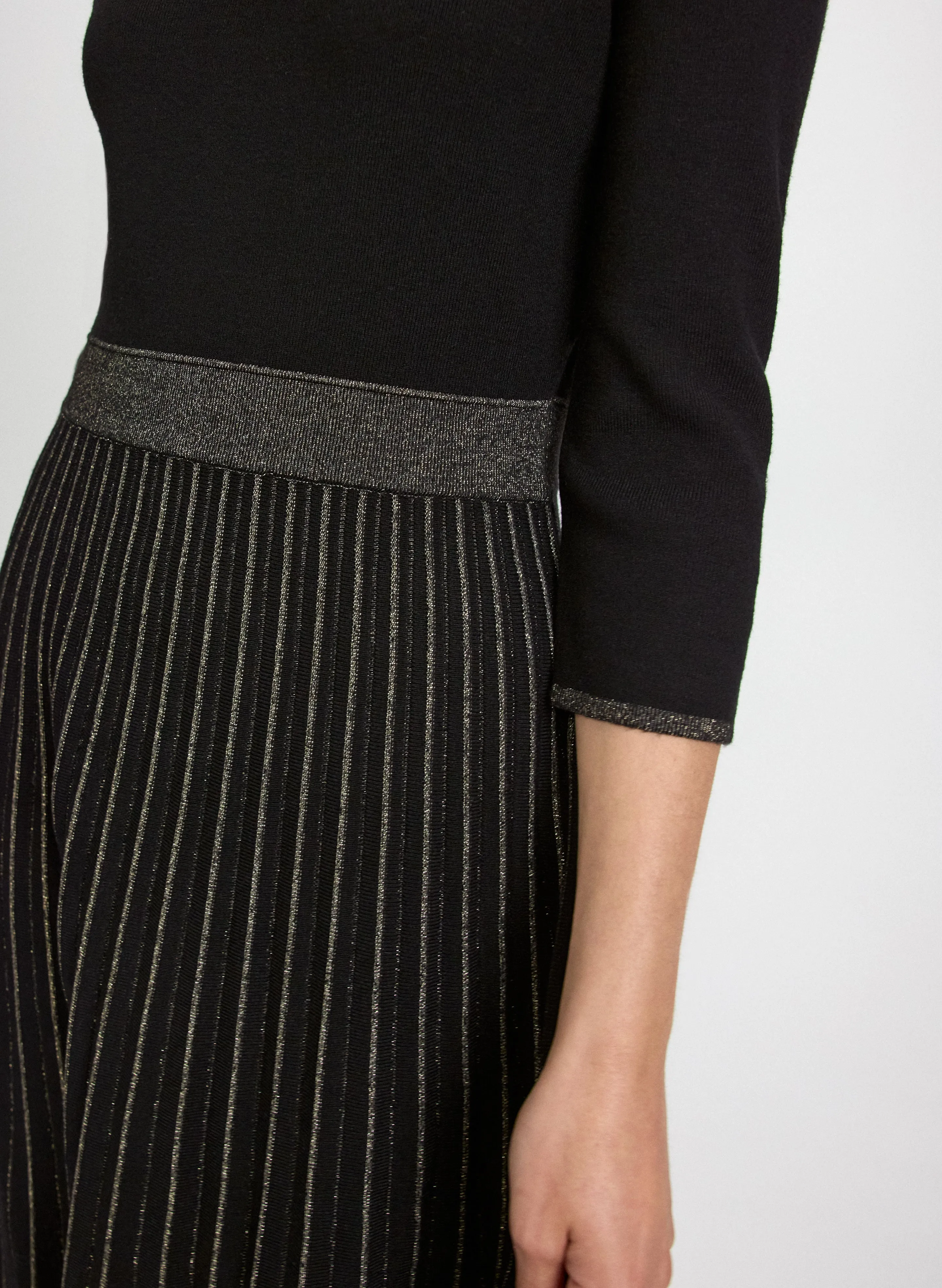 Pleated Metallic Dress sold by Laura product image thumbnail 5