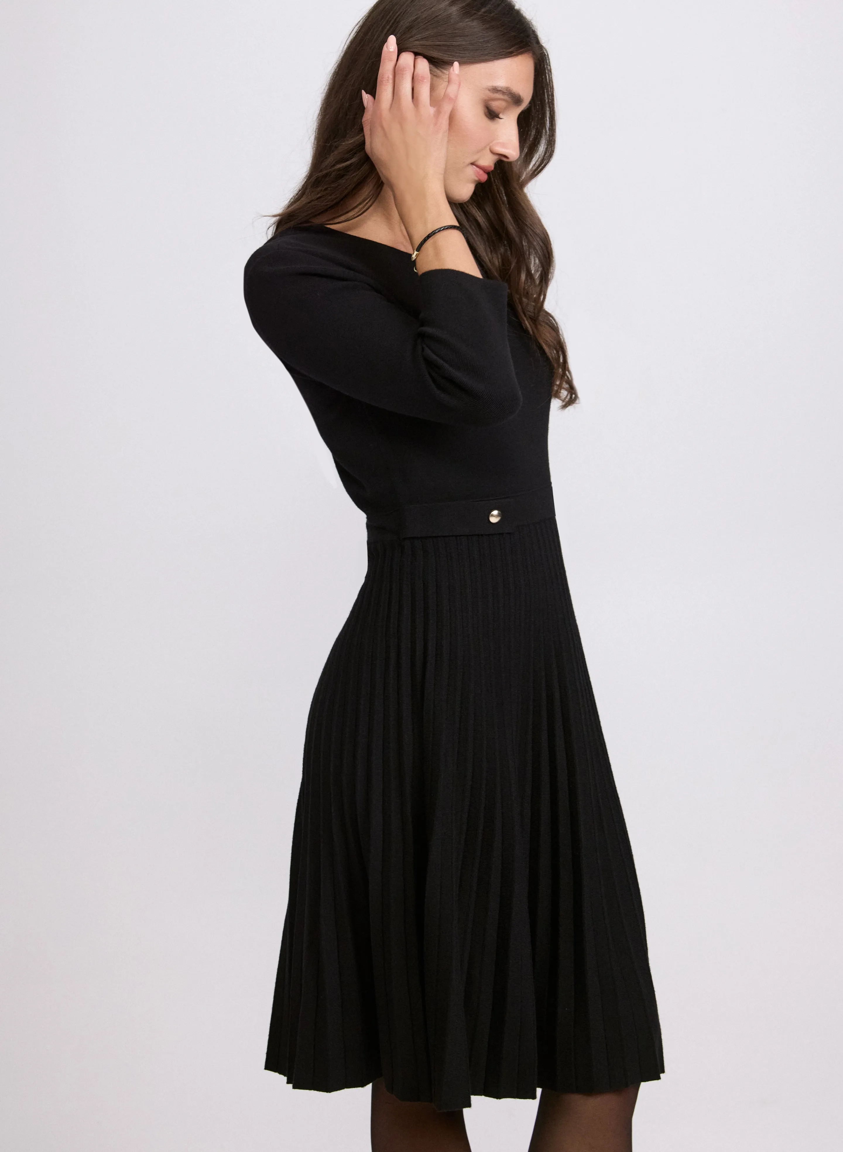 Fit & Flare Knit Dress sold by Laura product image thumbnail 3