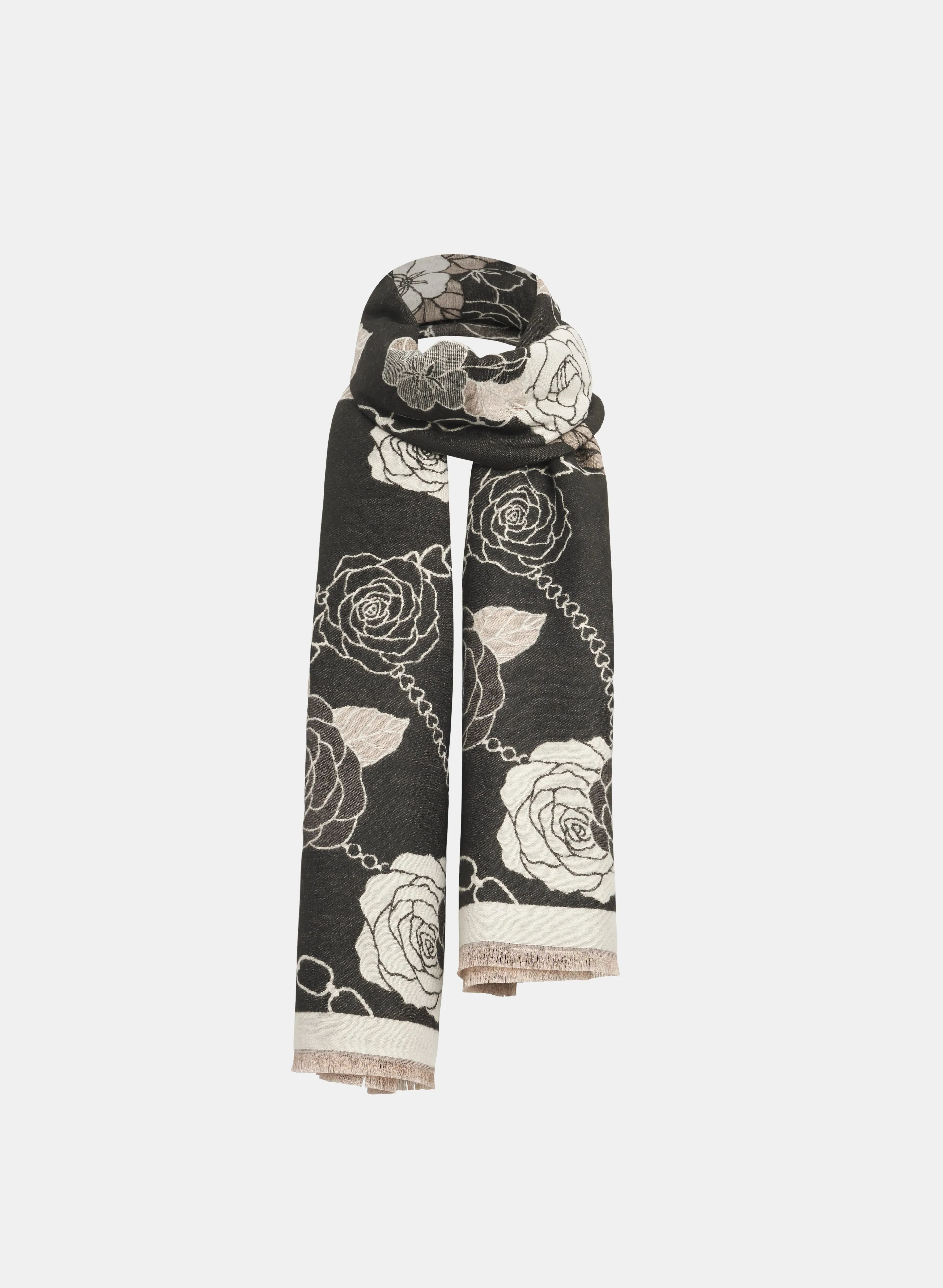 Reversible Floral Scarf sold by Laura