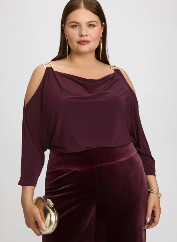 Chain Link Detail Top sold by Laura