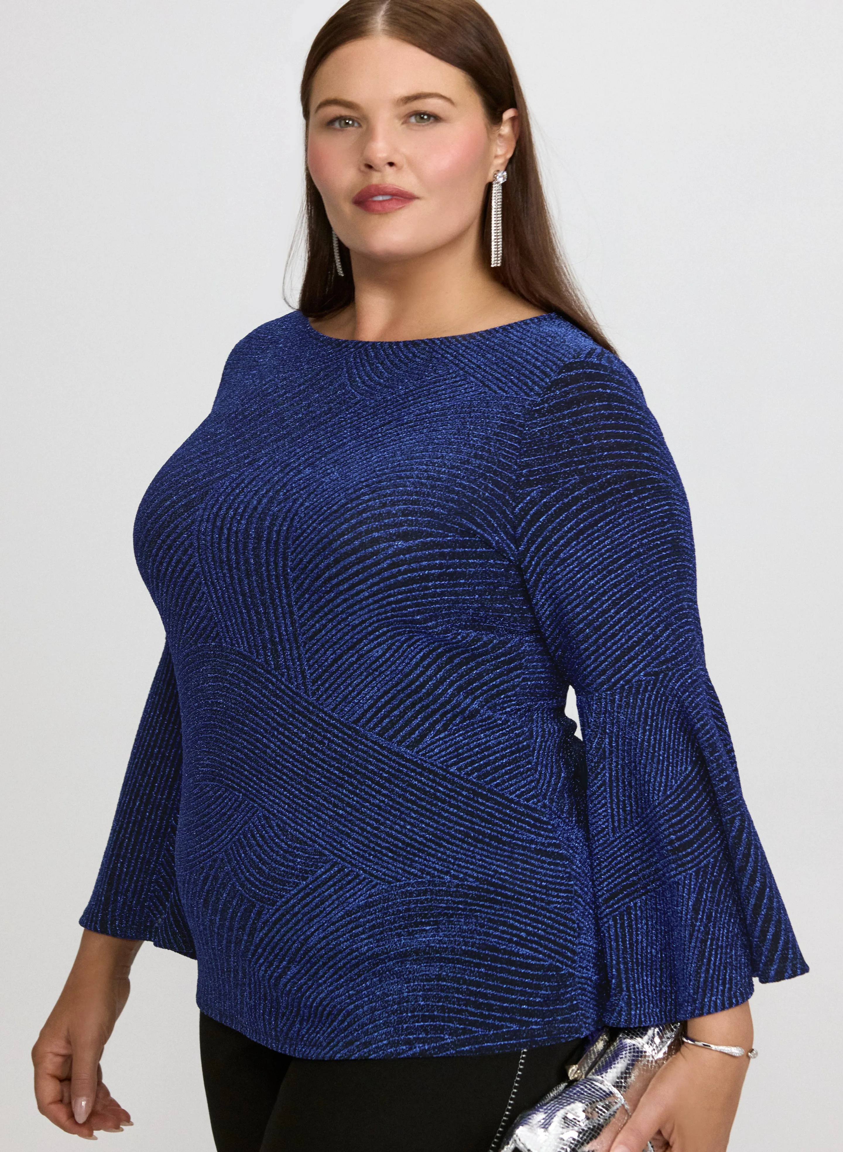 Metallic Jacquard Top sold by Laura product image thumbnail 2