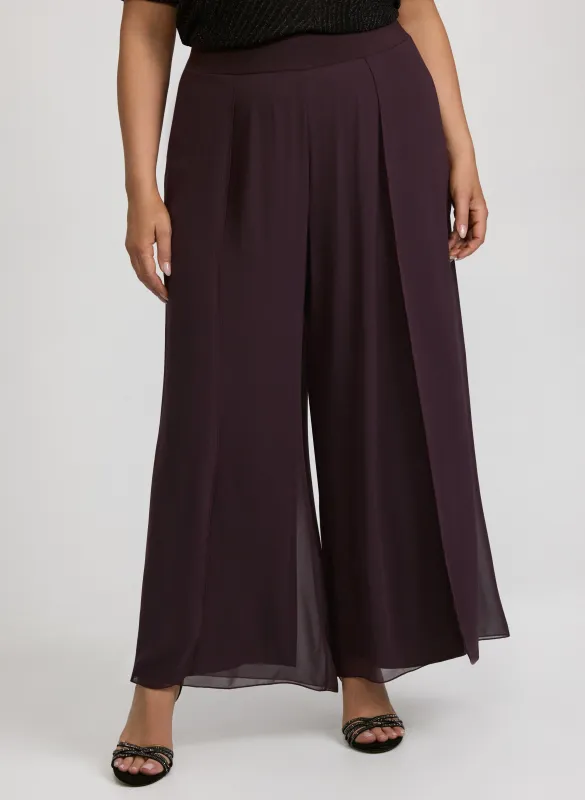 Chiffon Overlay Pants sold by Laura