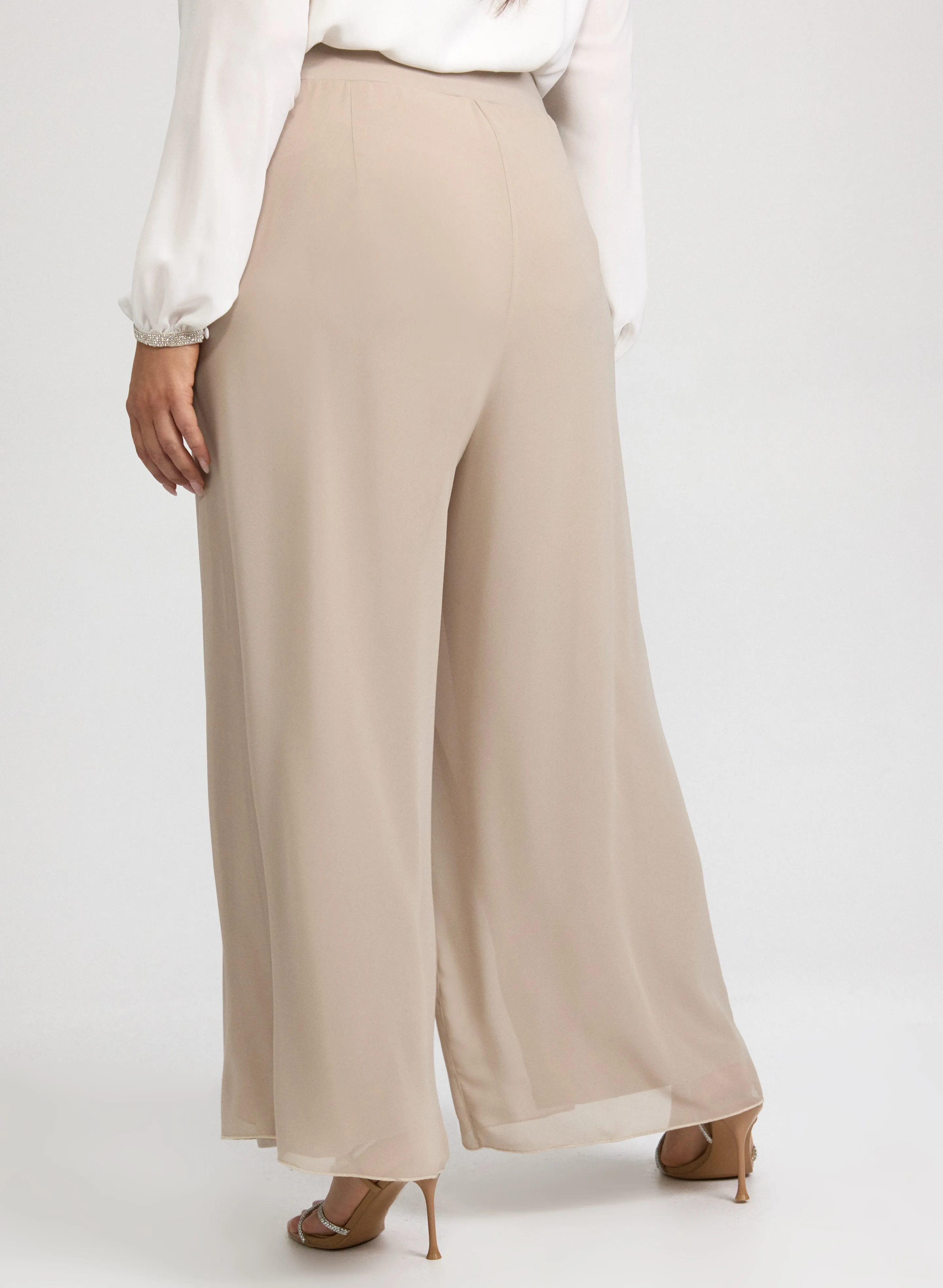 Chiffon Overlay Pants sold by Laura product image thumbnail 3