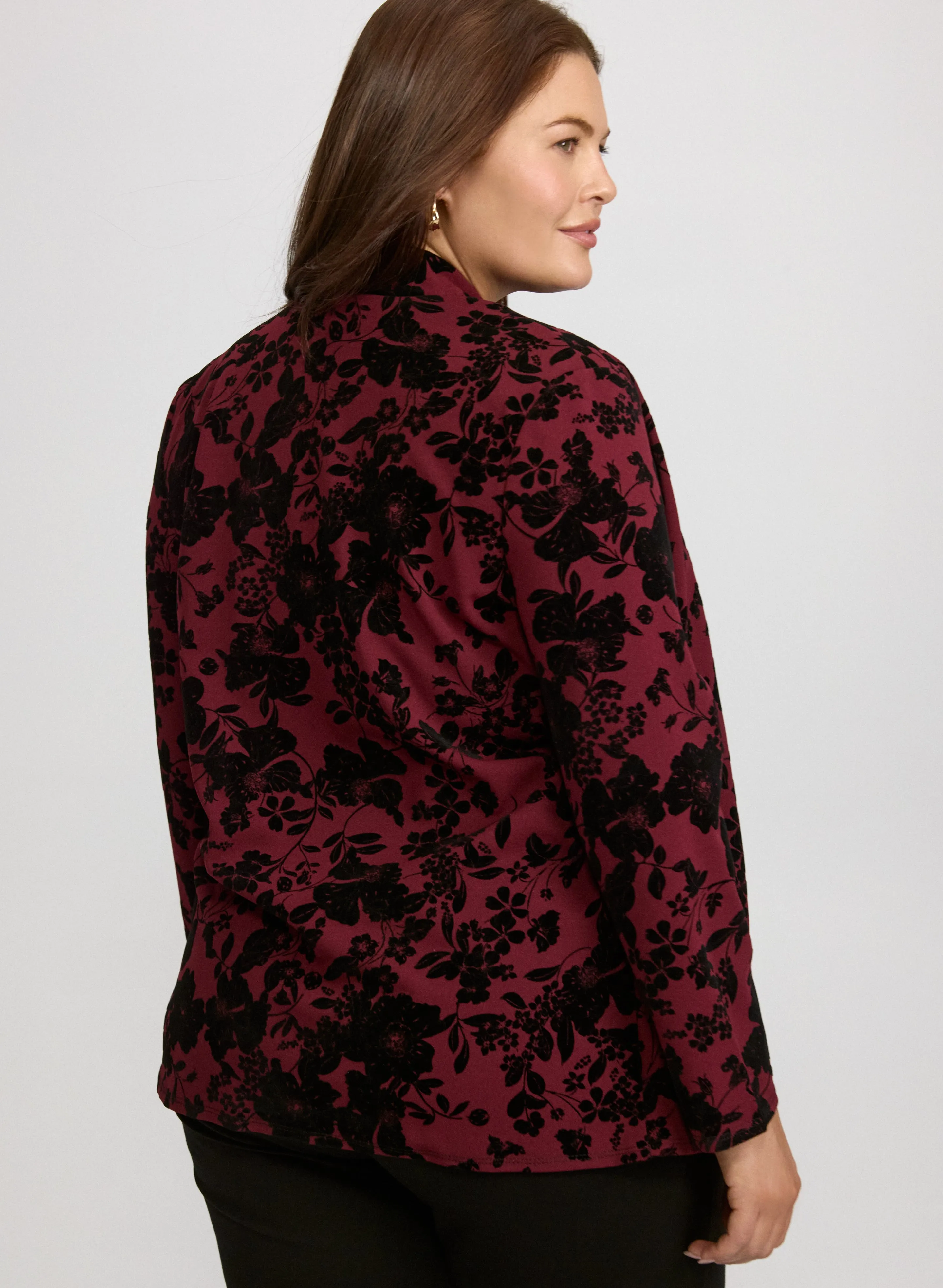 Floral Illusion Layered Top sold by Laura product image thumbnail 3