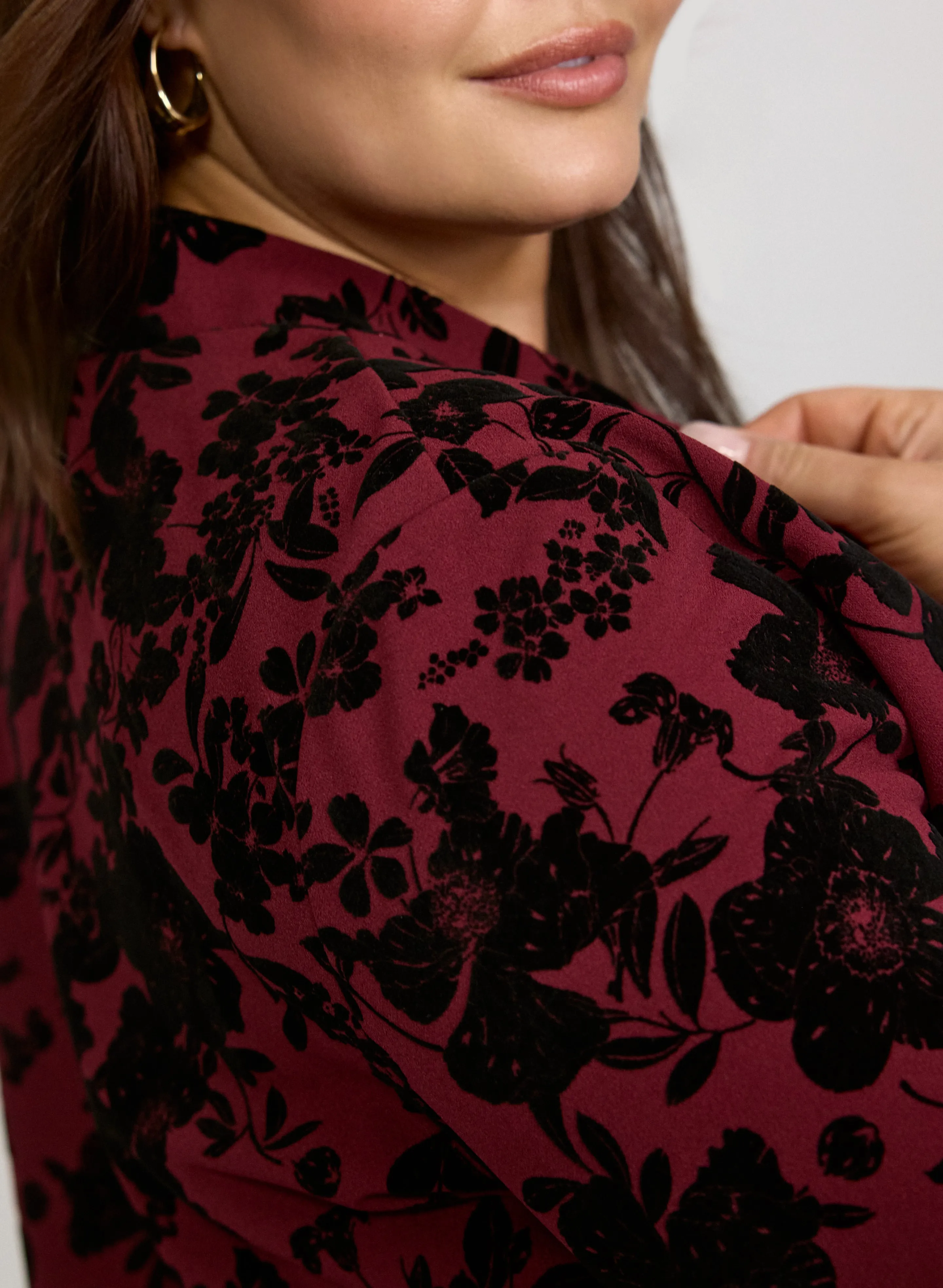 Floral Illusion Layered Top sold by Laura product image thumbnail 5